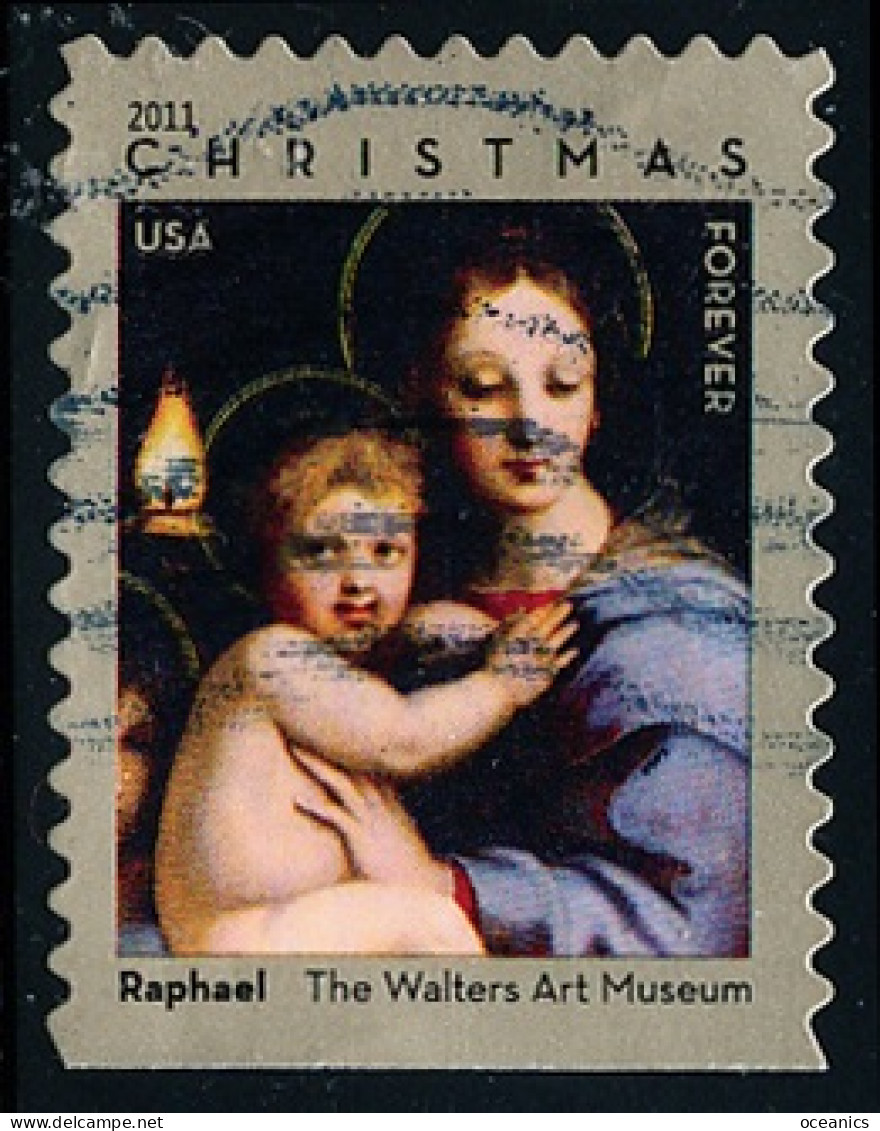 Etats-Unis / United States (Scott No.4570 - Madonna And Child) (o) P3 - Used Stamps