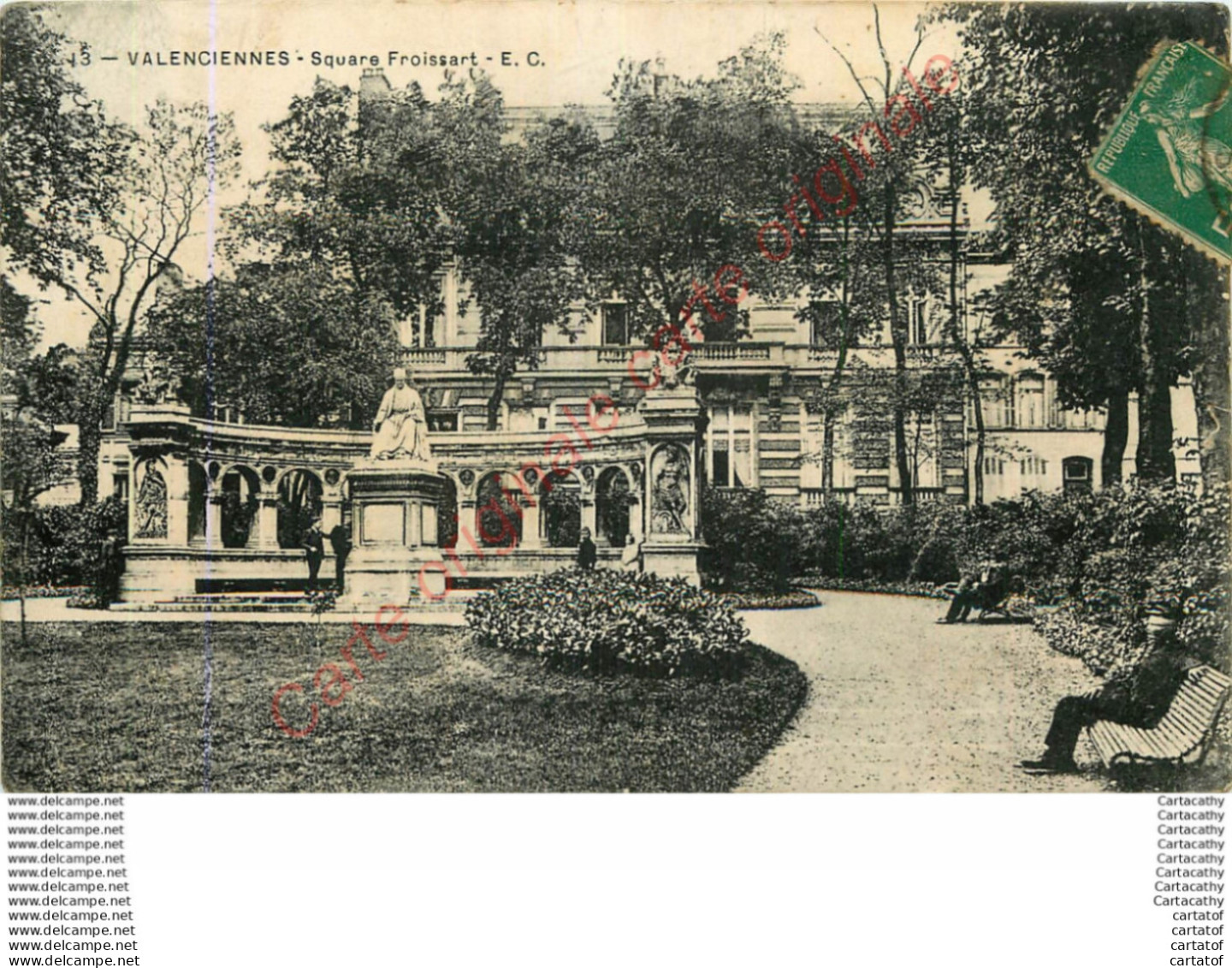 59.  VALENCIENNES .  Square Froissart . - Valenciennes