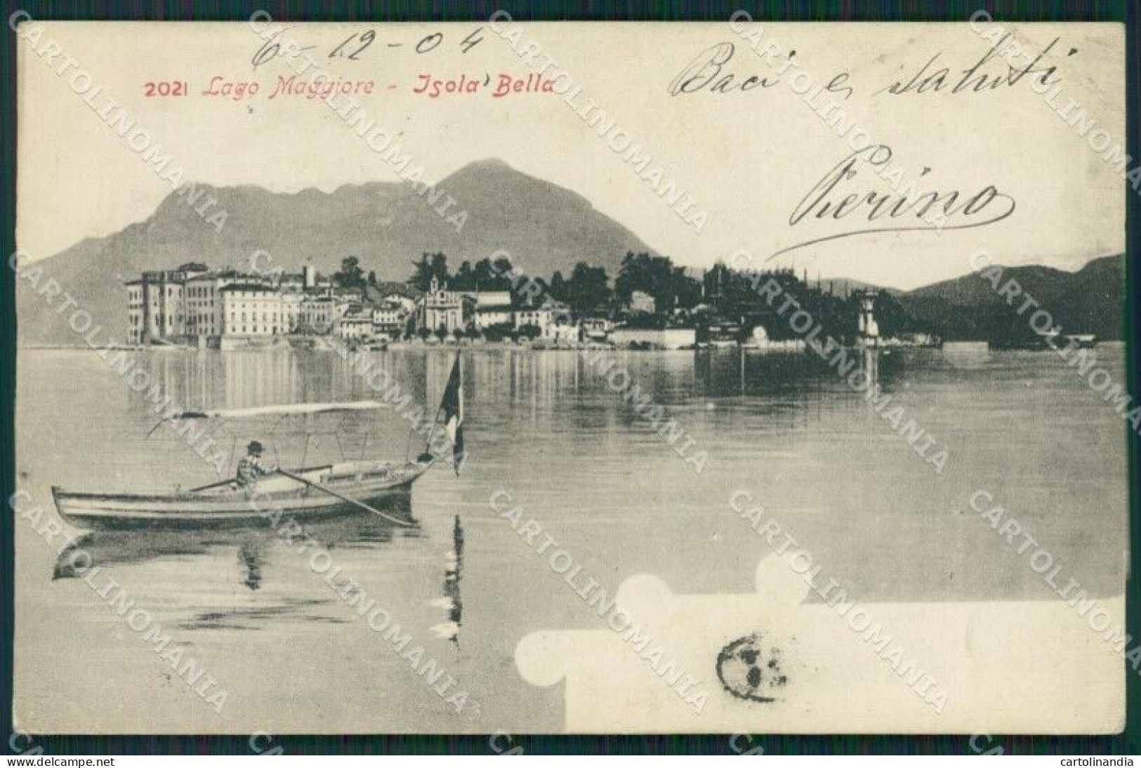 Verbania Stresa Isola Bella Lago Maggiore PIEGA Cartolina KV4623 - Verbania