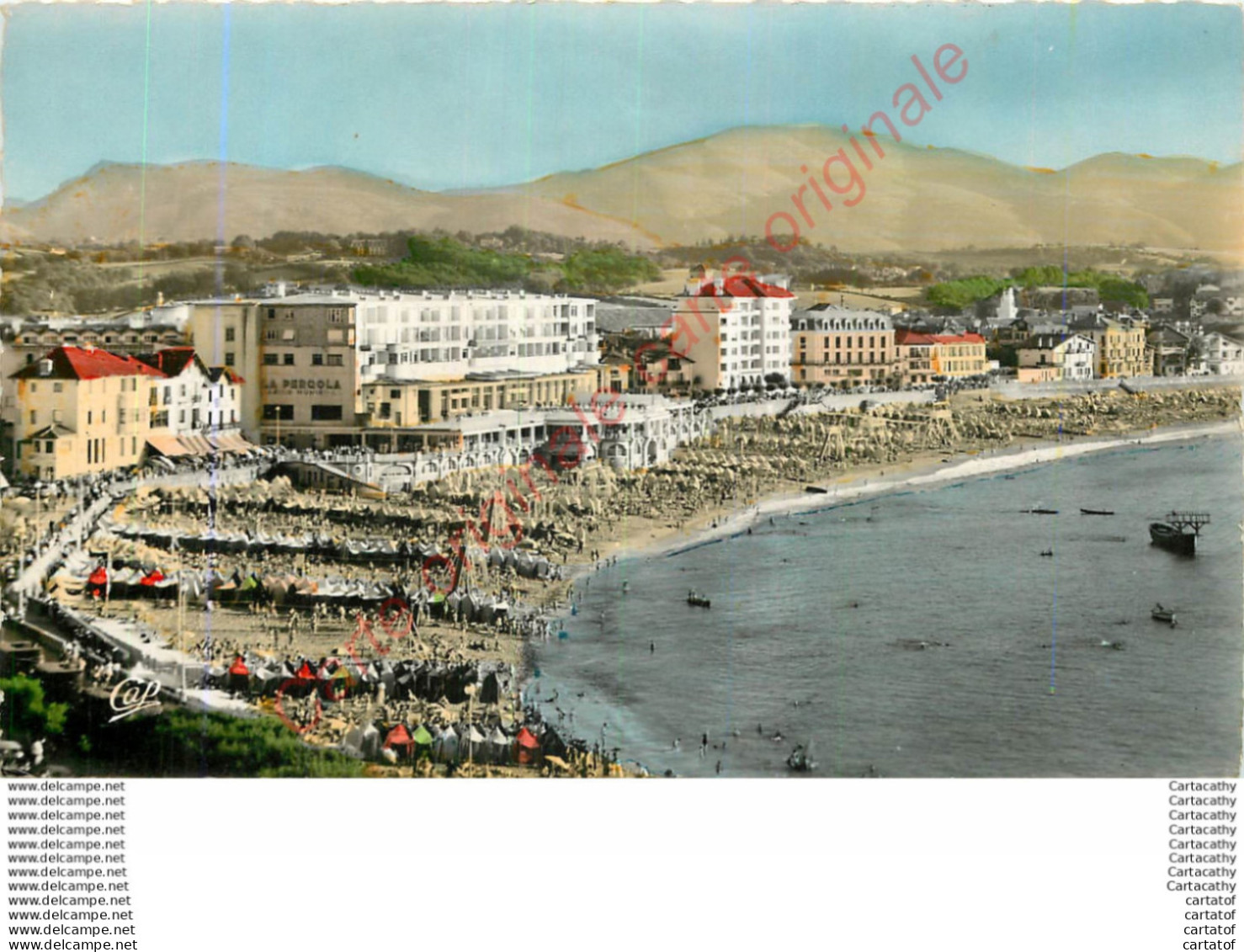 64.  SAINT JEAN DE LUZ .  Vue Générale De La Plage . - Saint Jean De Luz