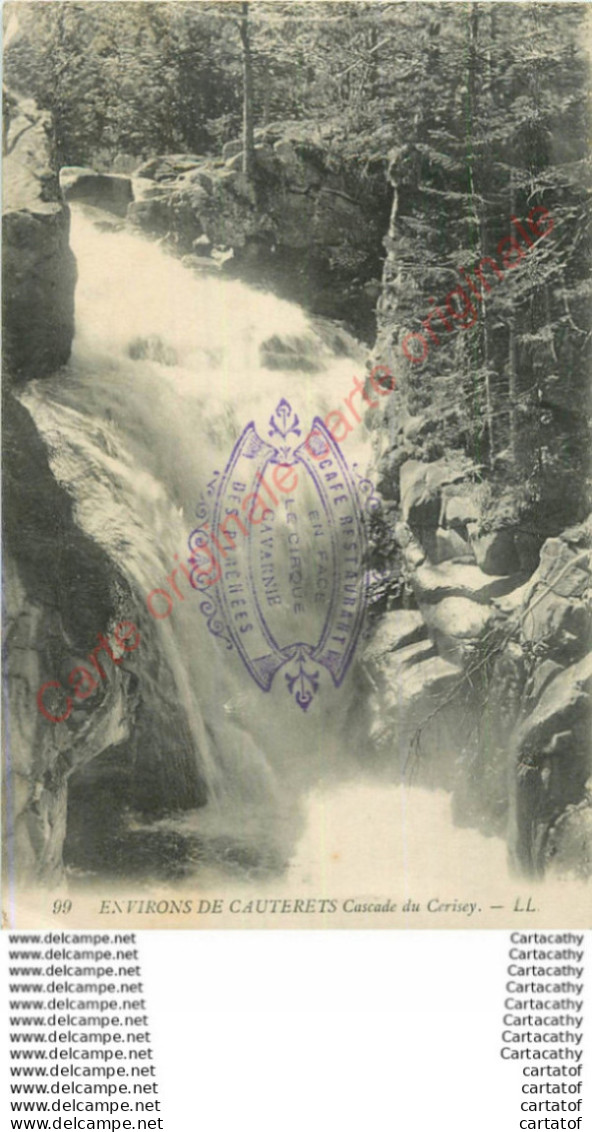 65.  CAUTERETS . Cascade Du Cerisey . - Cauterets