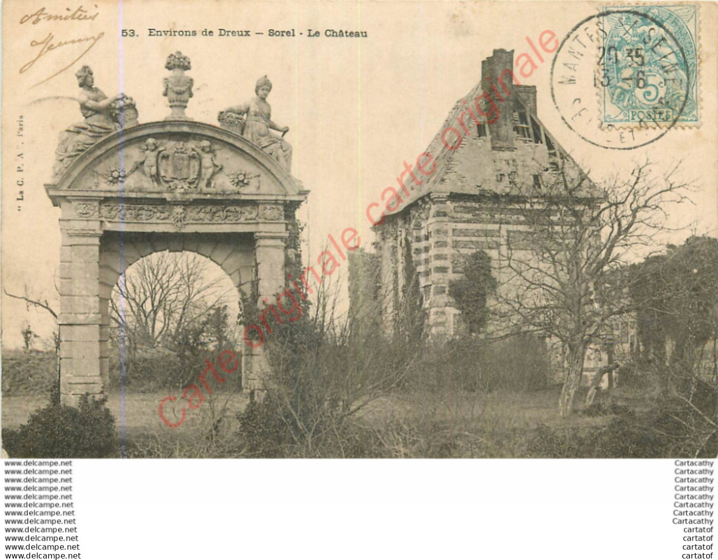 28.  SOREL .  Le Château.  Environs De DREUX . - Sorel-Moussel