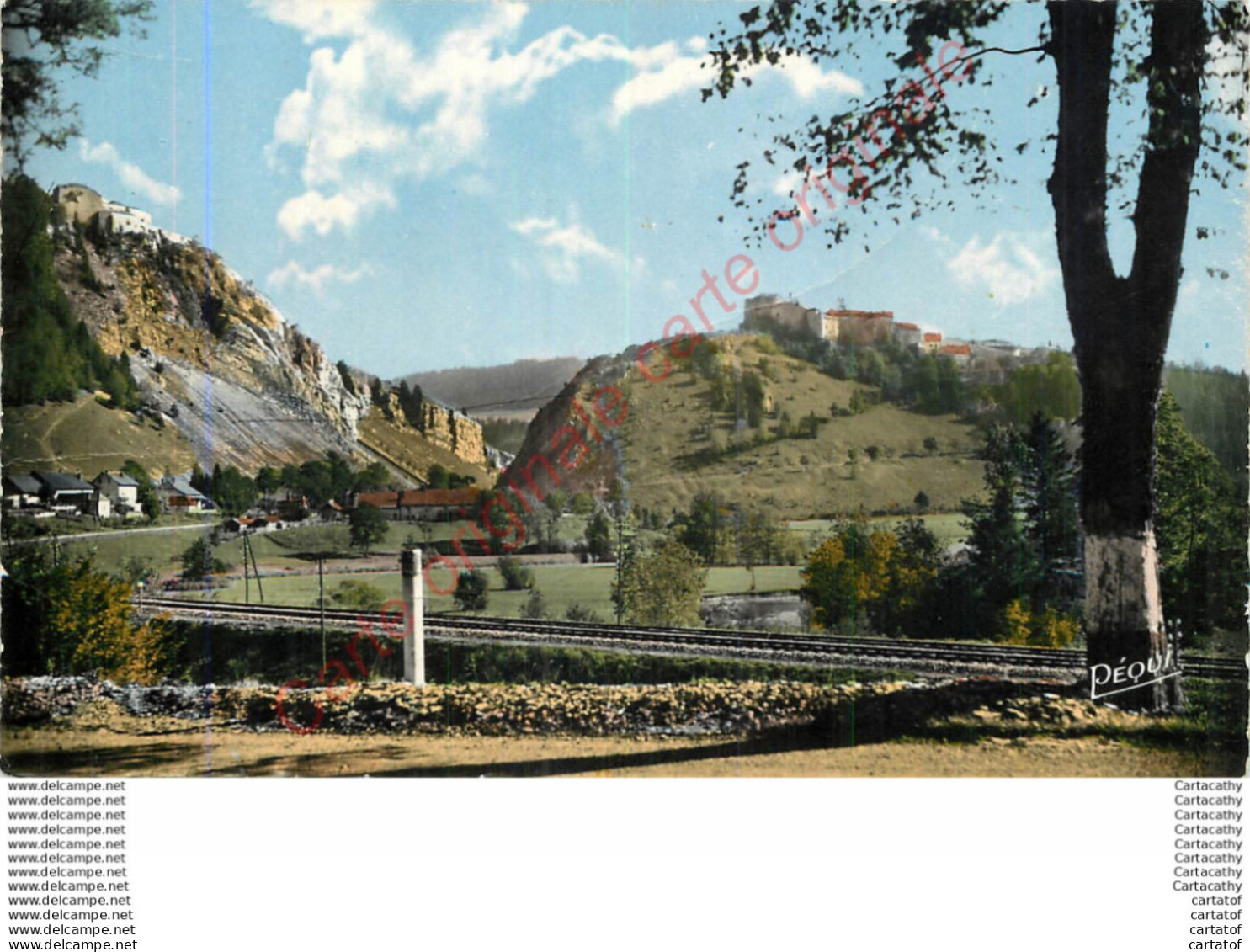 25.  PONTARLIER . Le Défilé De La Cluse .  Forts De Joux Et Du Larmont . - Pontarlier