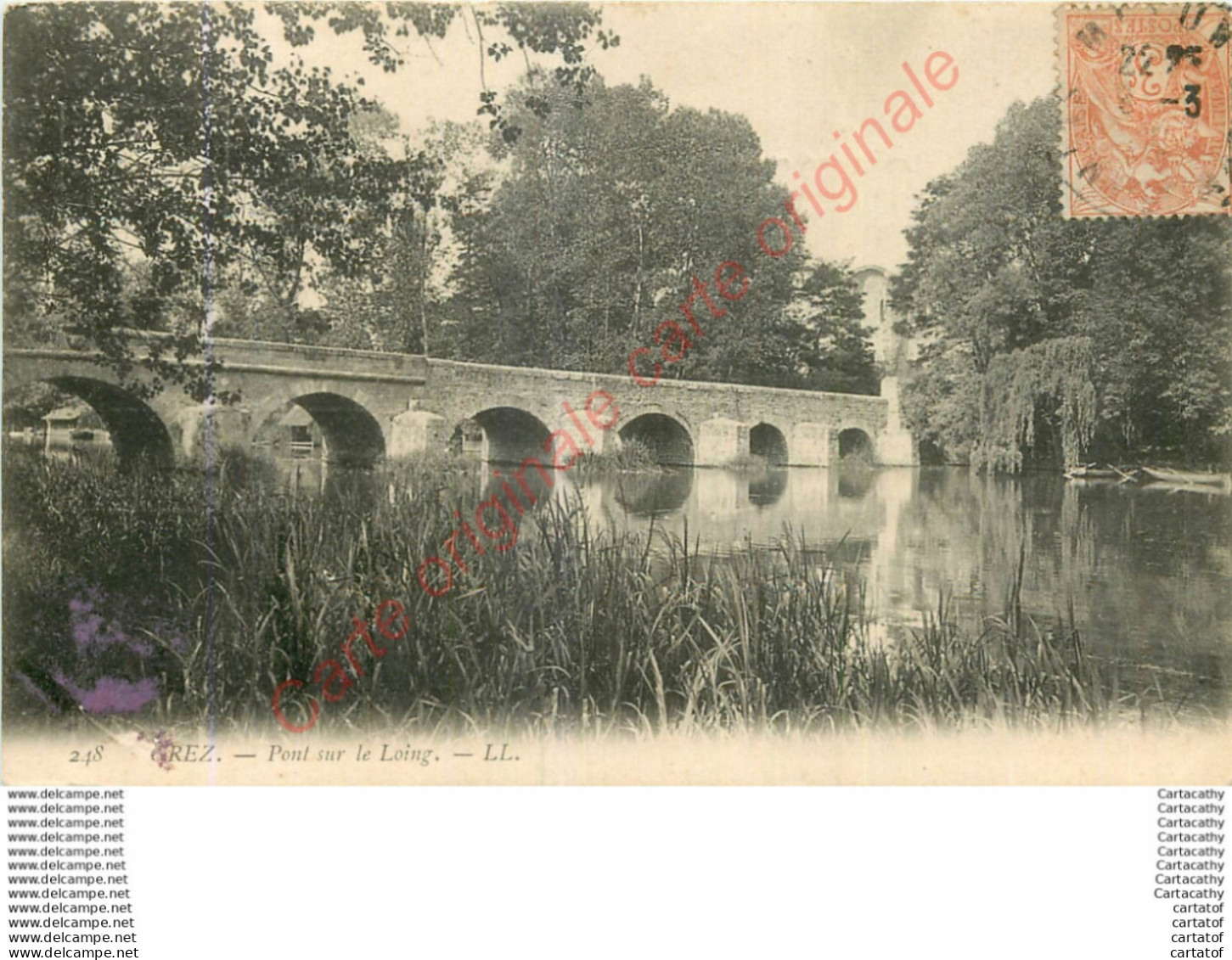 77.  GREZ .  Pont Sur Le Loing . - Gretz Armainvilliers