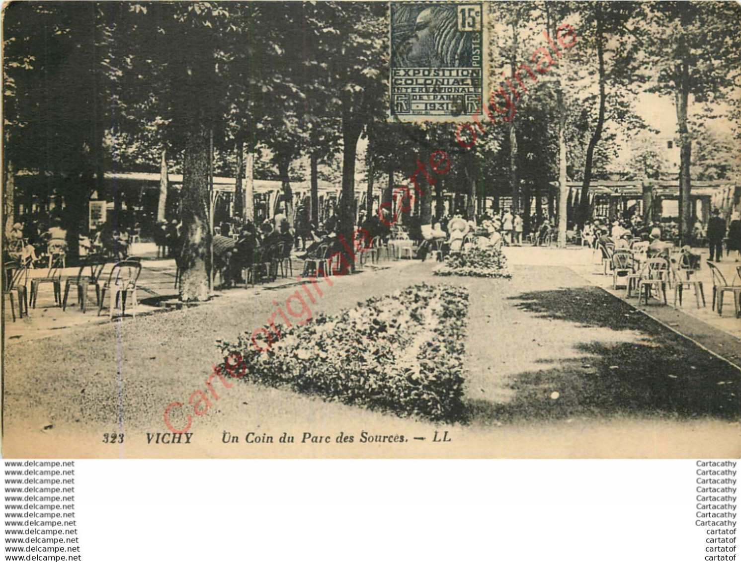 03.  VICHY .  Un Coin Du Parc Des Sources . - Vichy