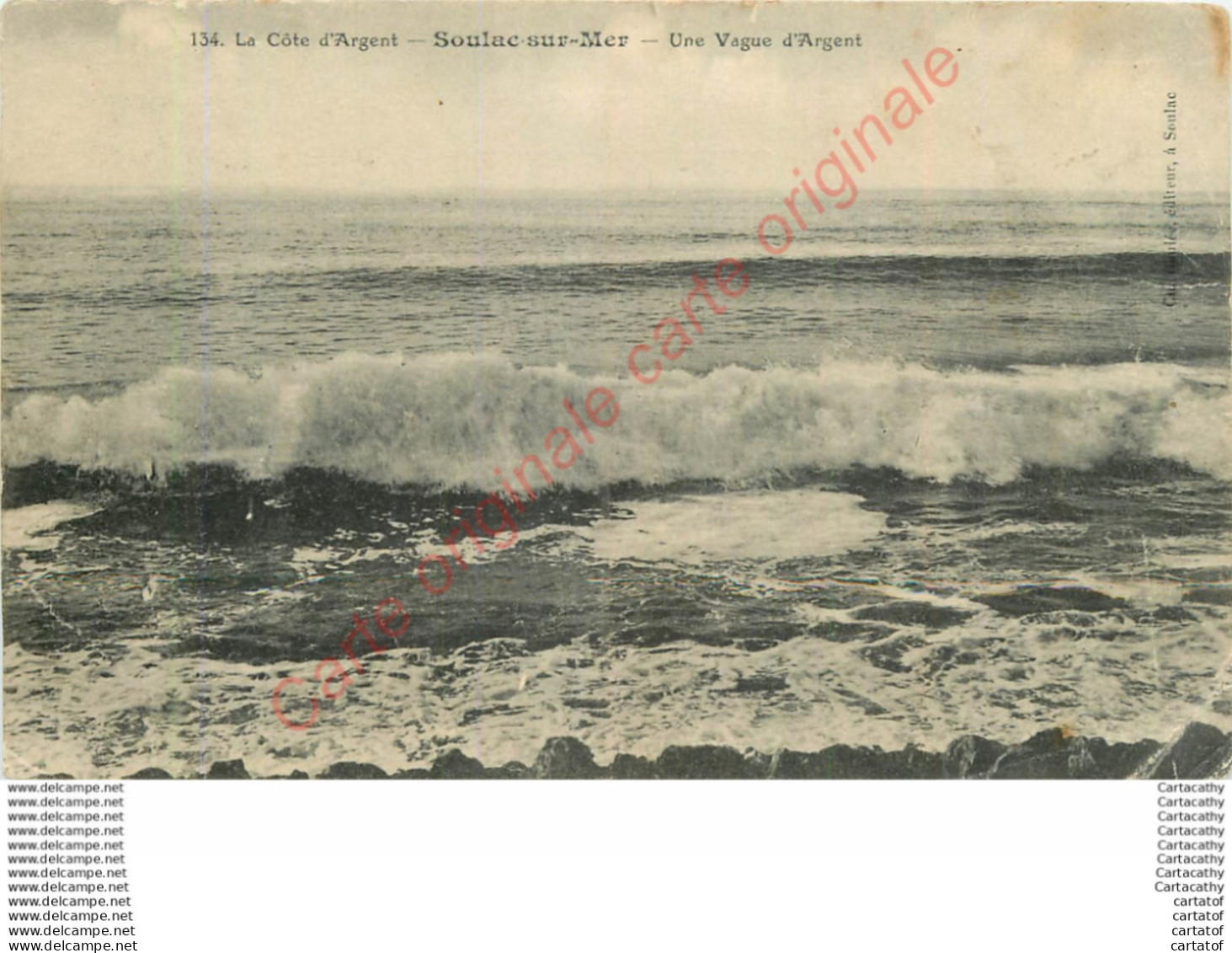 33.  SOULAC SUR MER . Une Vague D'Argent . - Soulac-sur-Mer