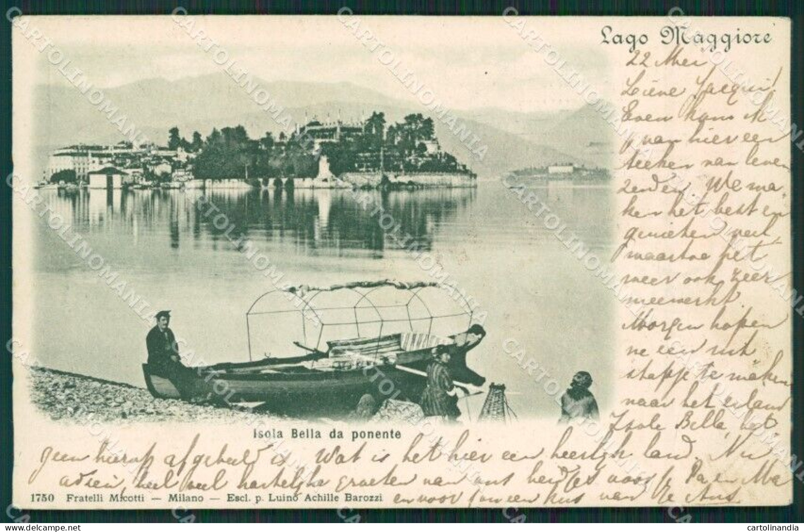 Verbania Stresa Isola Bella Lago Maggiore Cartolina KV4704 - Verbania