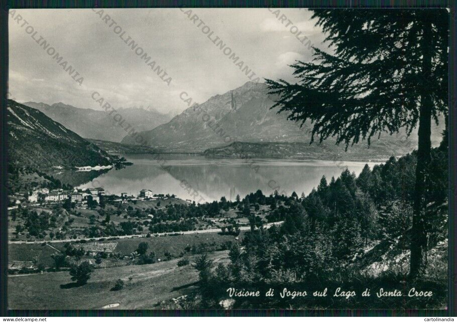 Lecco Torre Dè Busi Lago Santa Croce Foto FG Cartolina KV8341 - Lecco