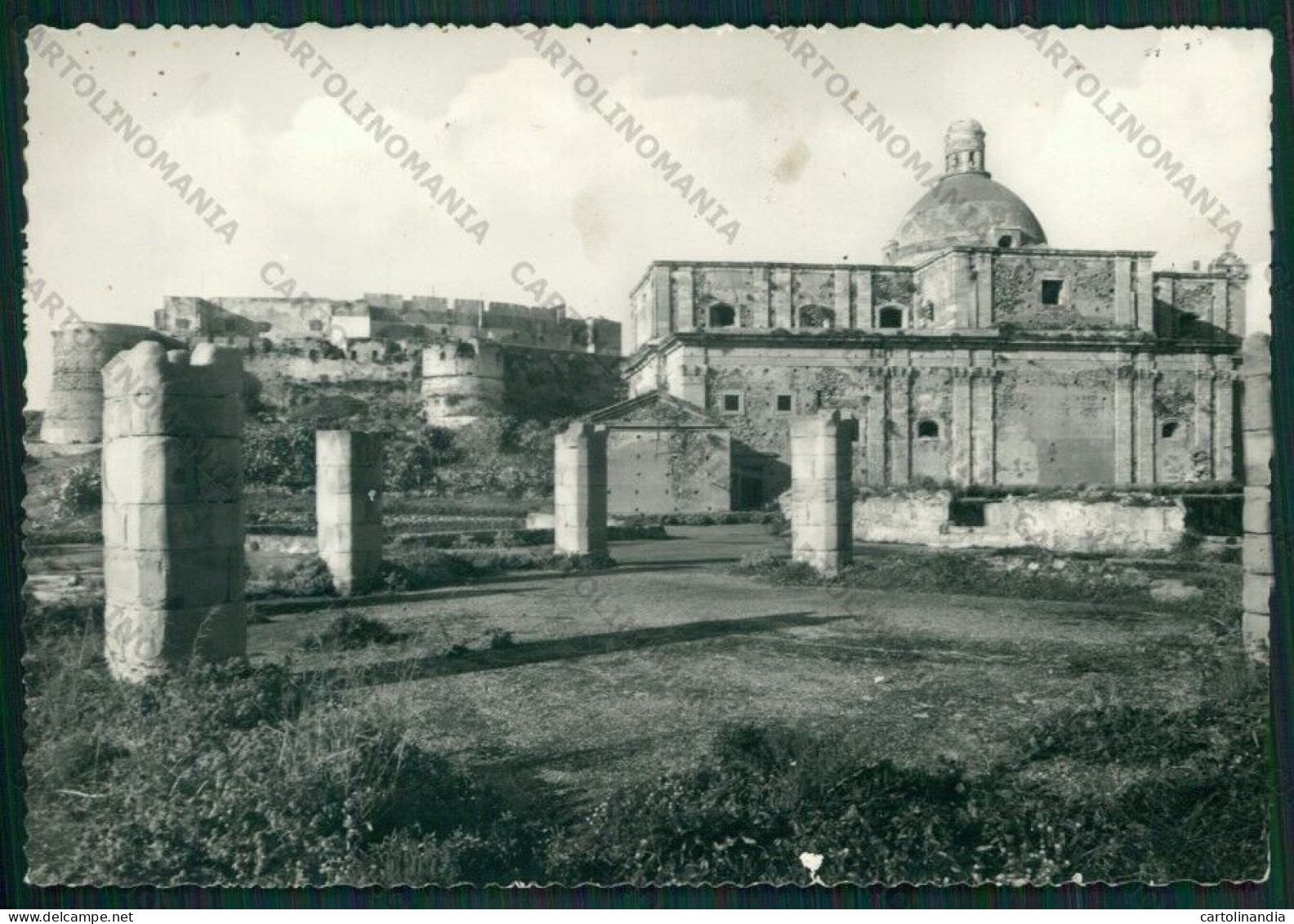 Messina Milazzo PIEGHINA ABRASA Foto FG Cartolina KV8356 - Messina