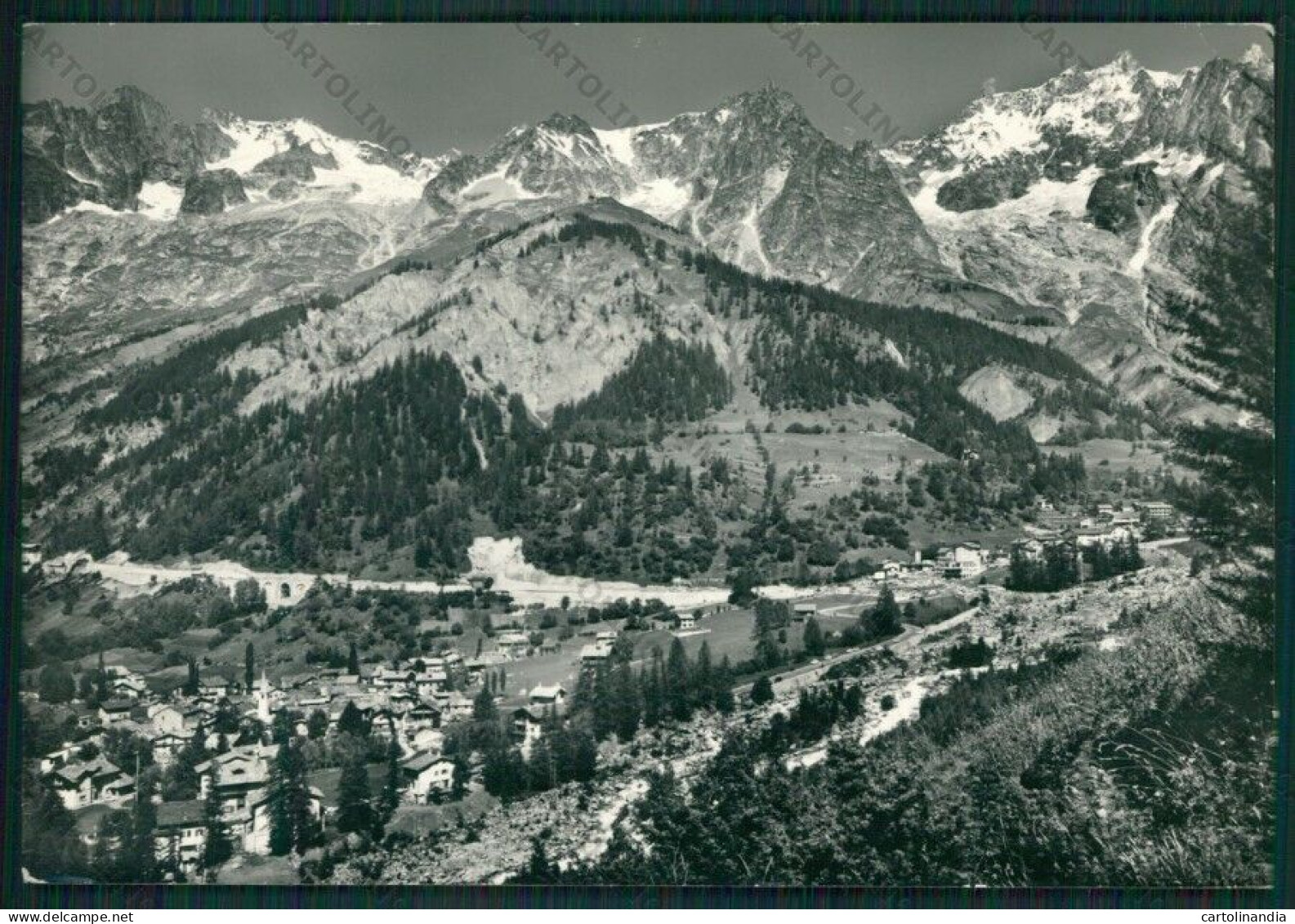 Aosta Courmayeur PIEGHINA Foto FG Cartolina KV8415 - Aosta