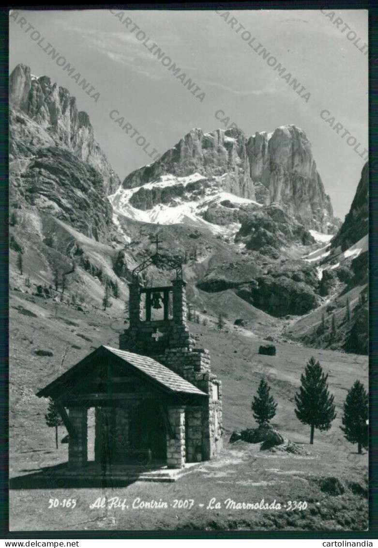 Trento Pozza Di Fassa Rifugio Contrin Marmolada Foto FG Cartolina KV8421 - Trento