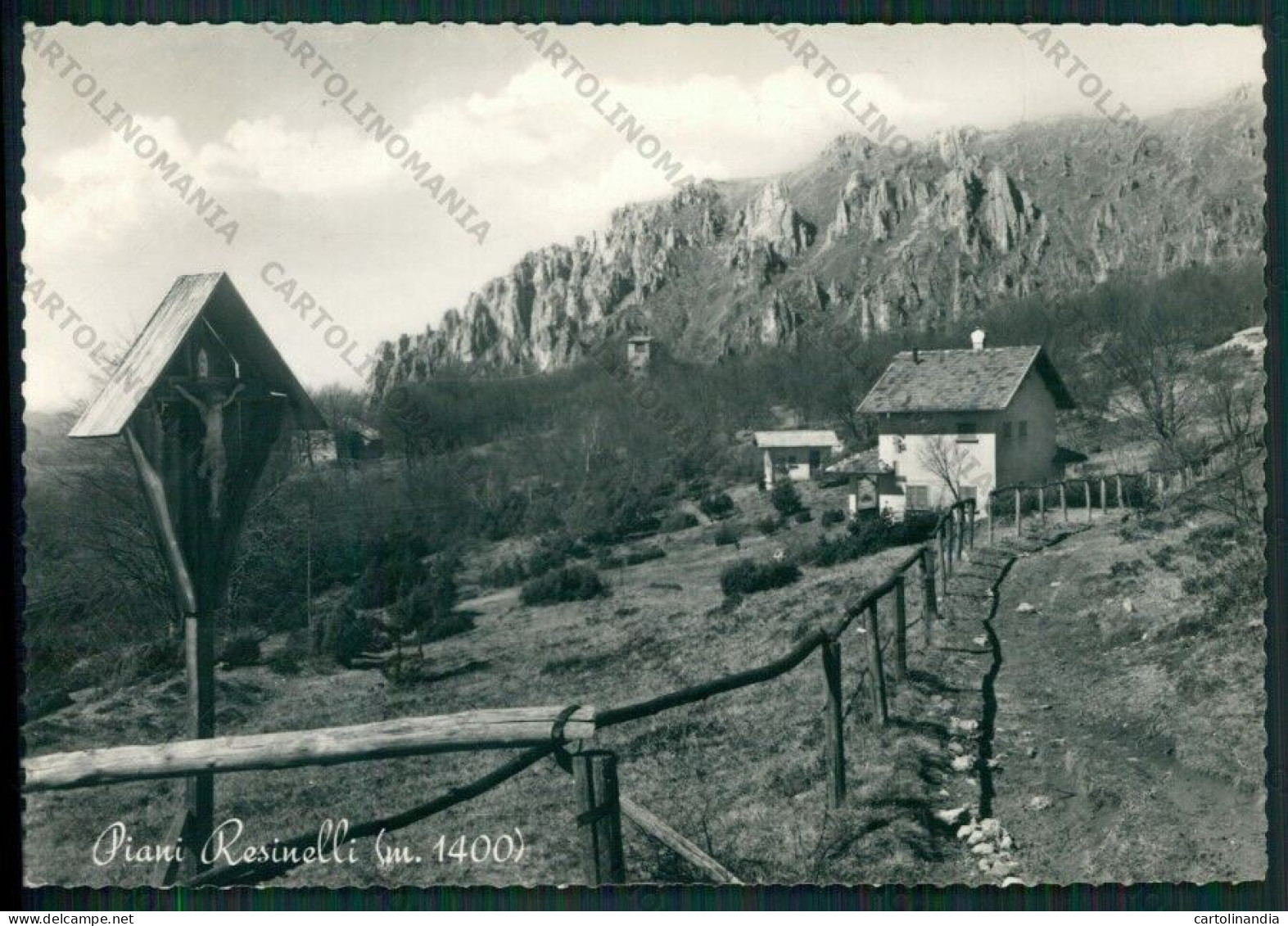 Lecco Piani Resinelli PIEGA Foto FG Cartolina KV8444 - Lecco