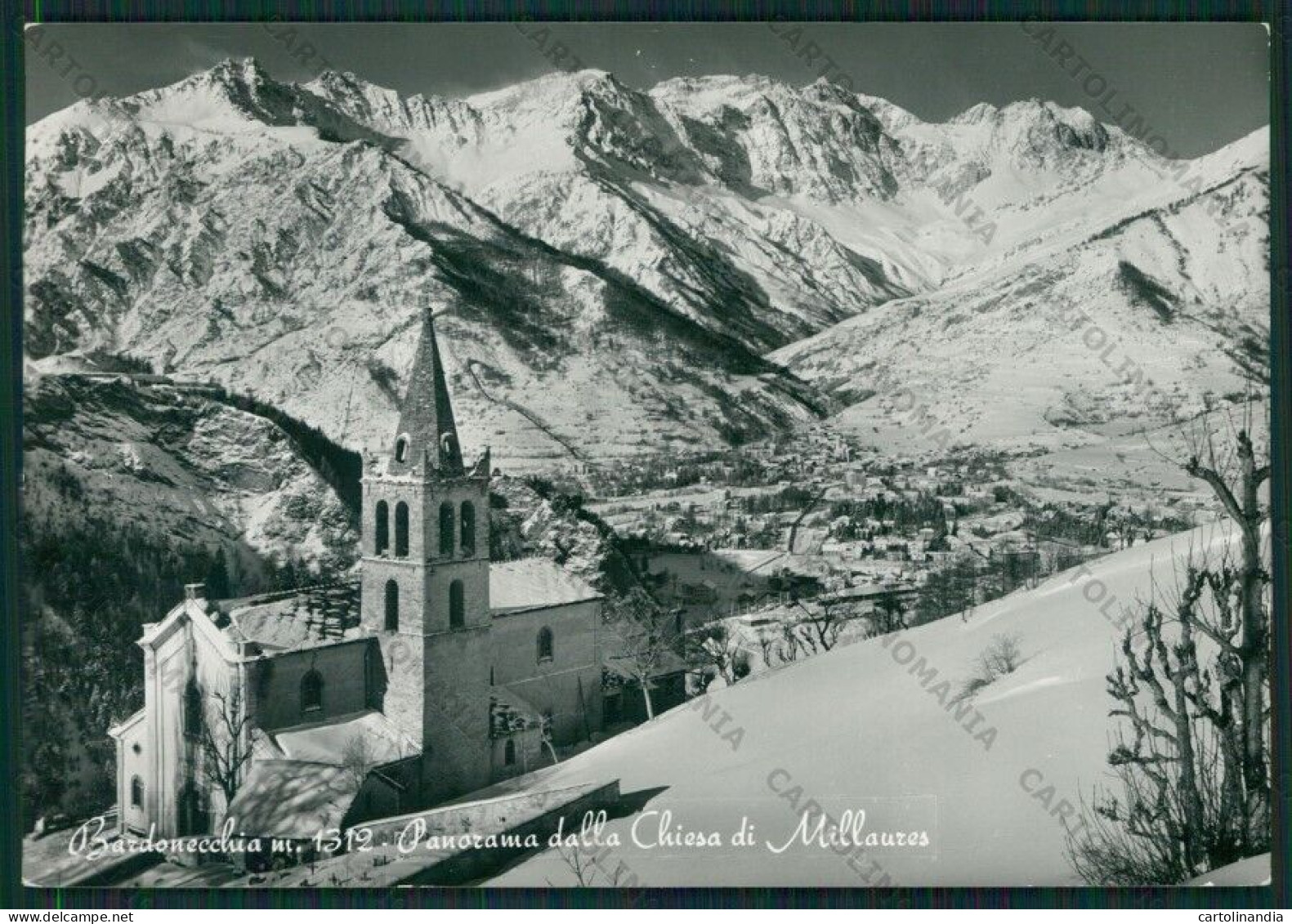 Torino Bardonecchia Millaures Nevicata Foto FG Cartolina KV8529 - Autres & Non Classés