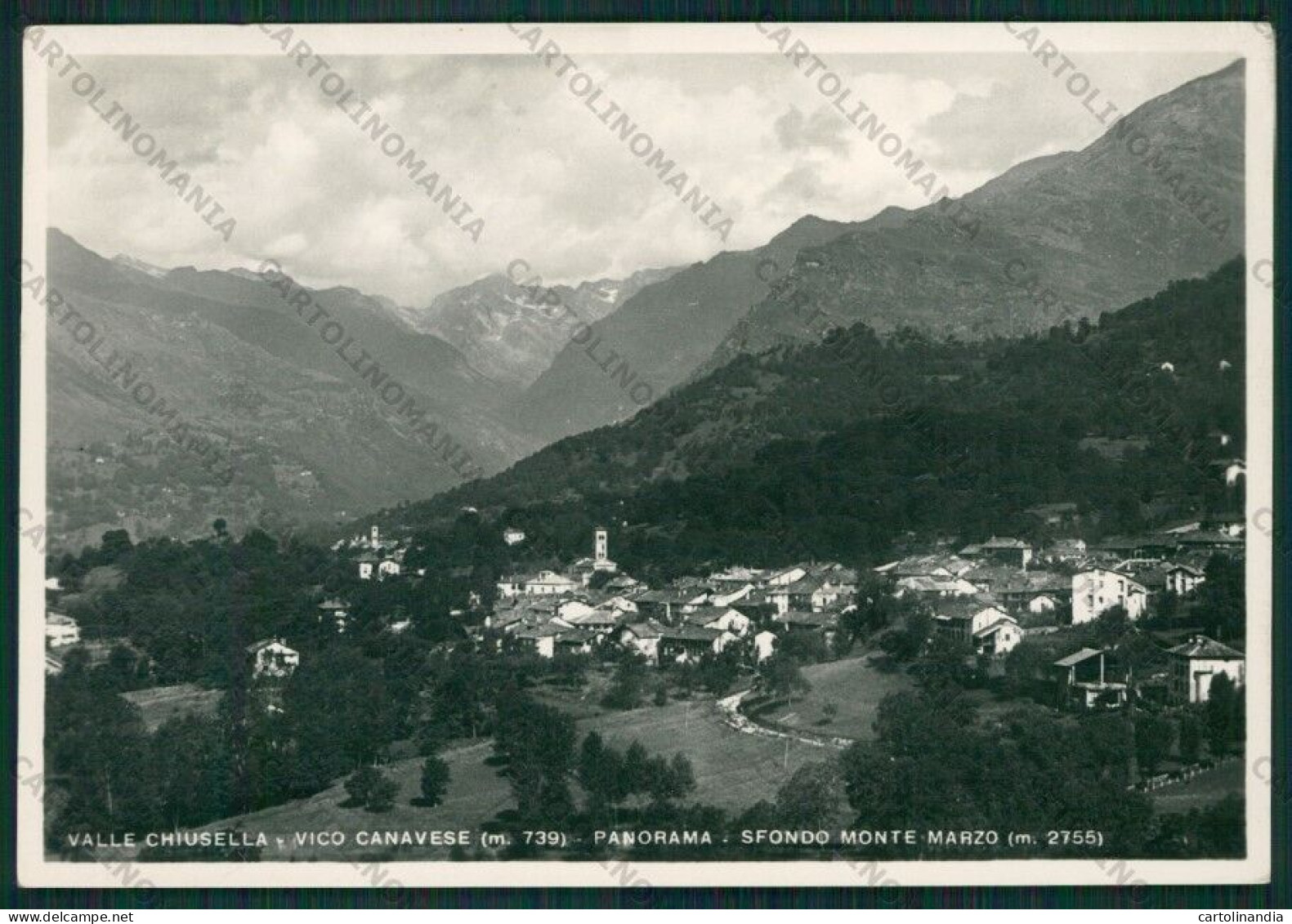 Torino Vico Canavese Monte Marzo Foto FG Cartolina KV8583 - Sonstige & Ohne Zuordnung
