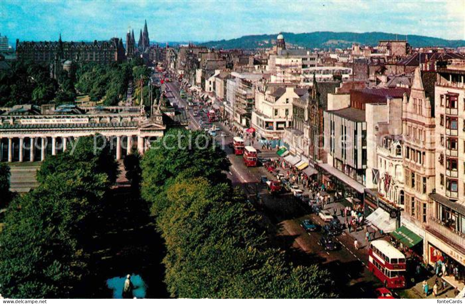 72767418 Edinburgh Princess Street From Scott Monument Edinburgh - Andere & Zonder Classificatie