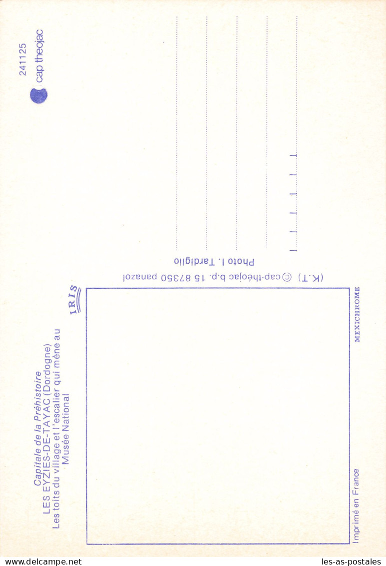 24  LES EYZIES DE TAYAC LES TOITS DU VILLAGE  - Les Eyzies