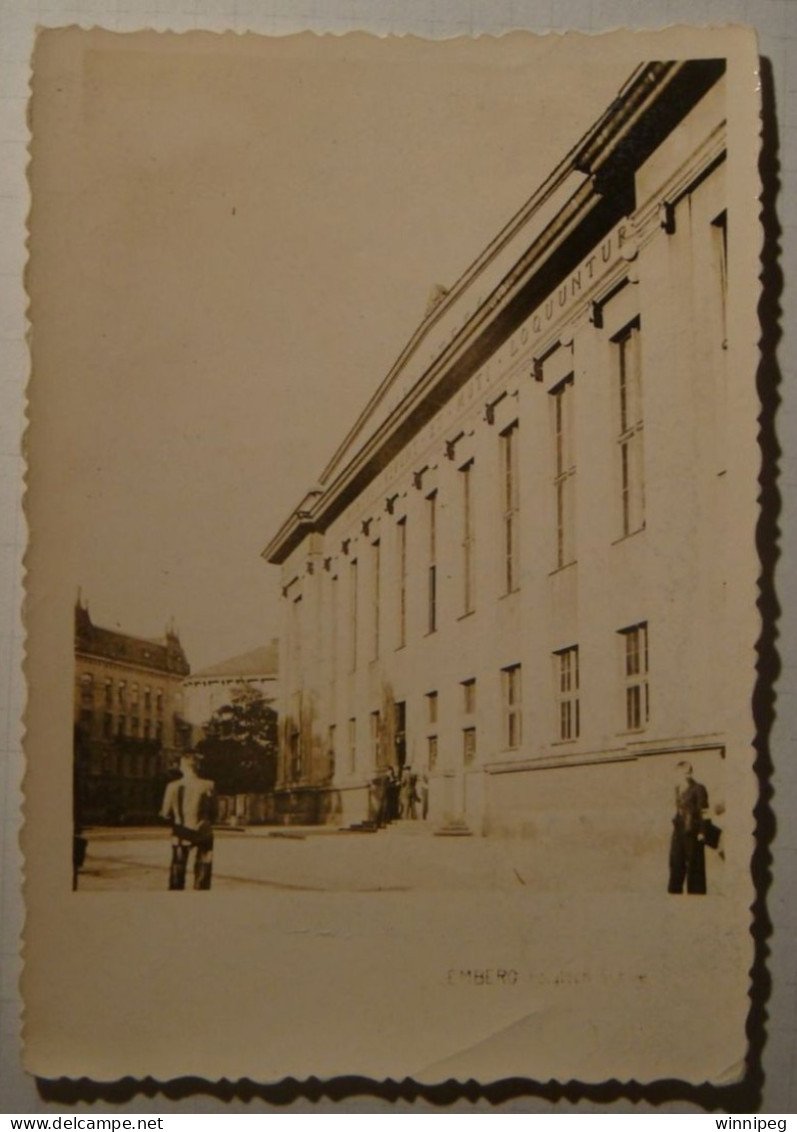 Lwow.Lemberg.2 Pc's.WWII.German Occupation.Polytech Schule.Das Theater.Poland.Ukraine. - Ucrania