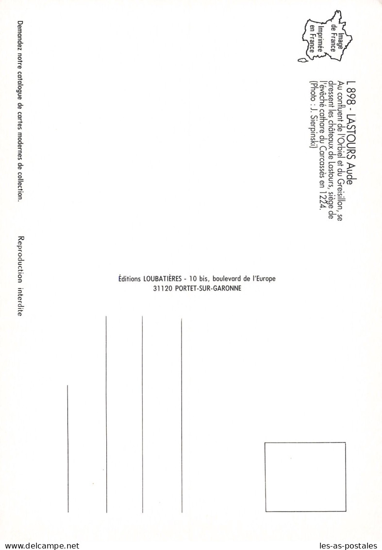 11  LASTOURS LE CHÂTEAU - Autres & Non Classés