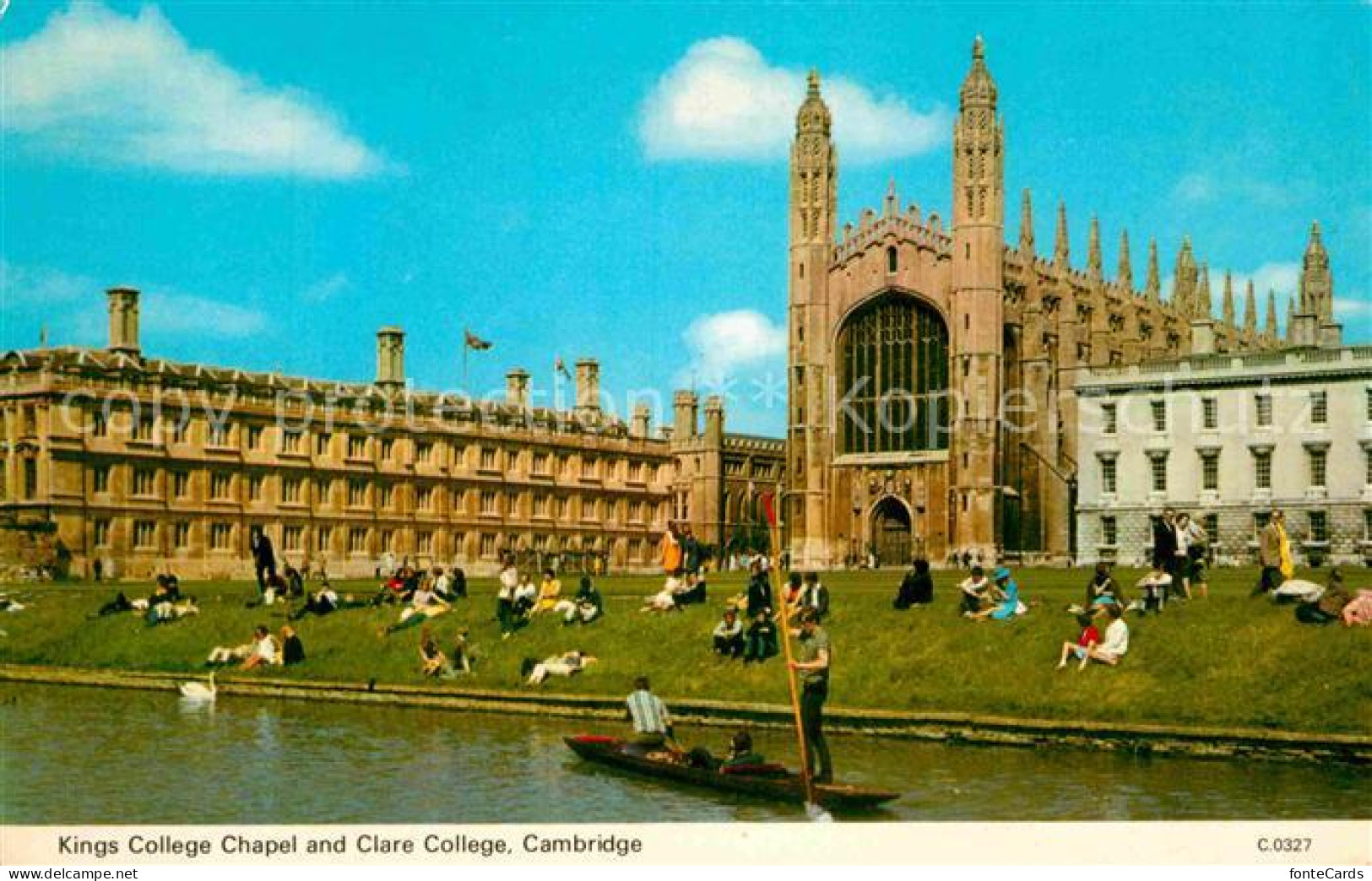 72766900 Cambridge Cambridgeshire Kings-College Clare-College Cambridge - Autres & Non Classés