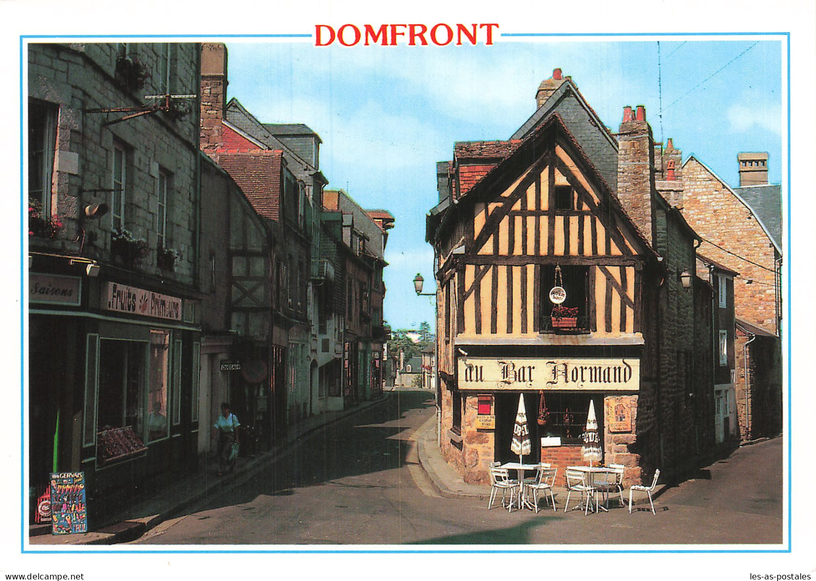 61  DOMFRONT DES VIEILLES MAISONS - Domfront