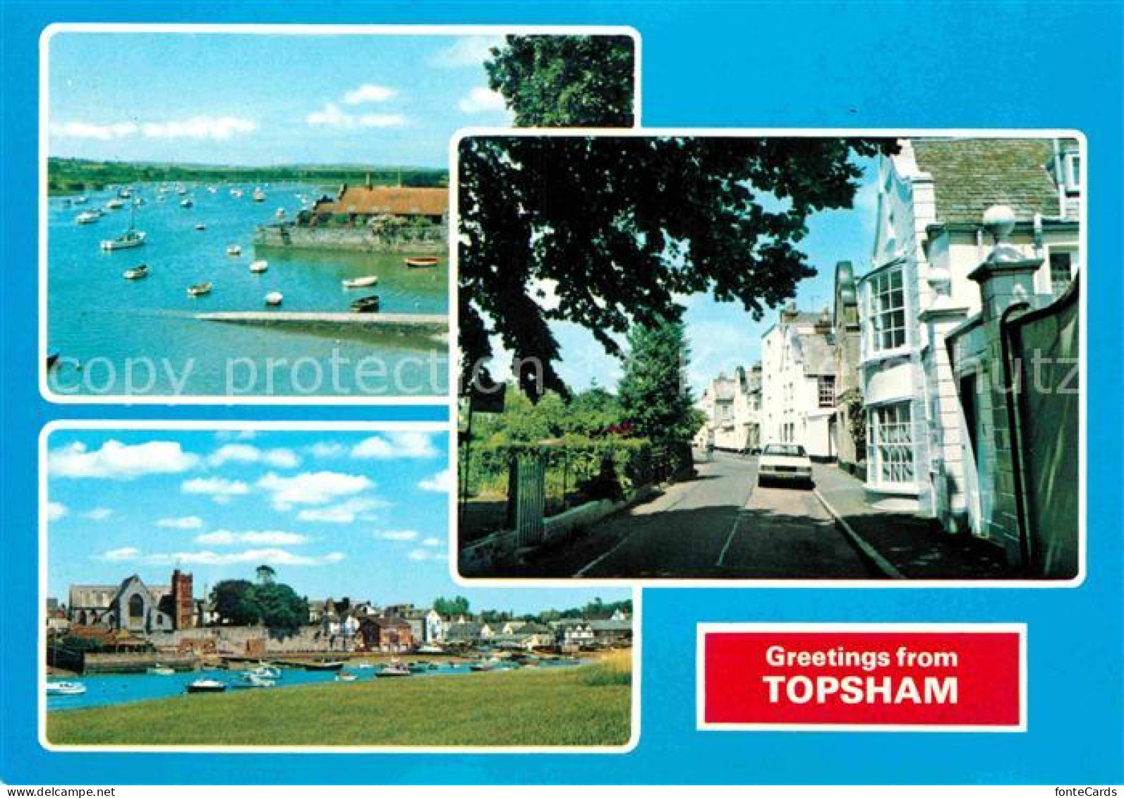 72765175 Topsham Exeter River Exe Quayside Dutch Houses Topsham Exeter - Sonstige & Ohne Zuordnung