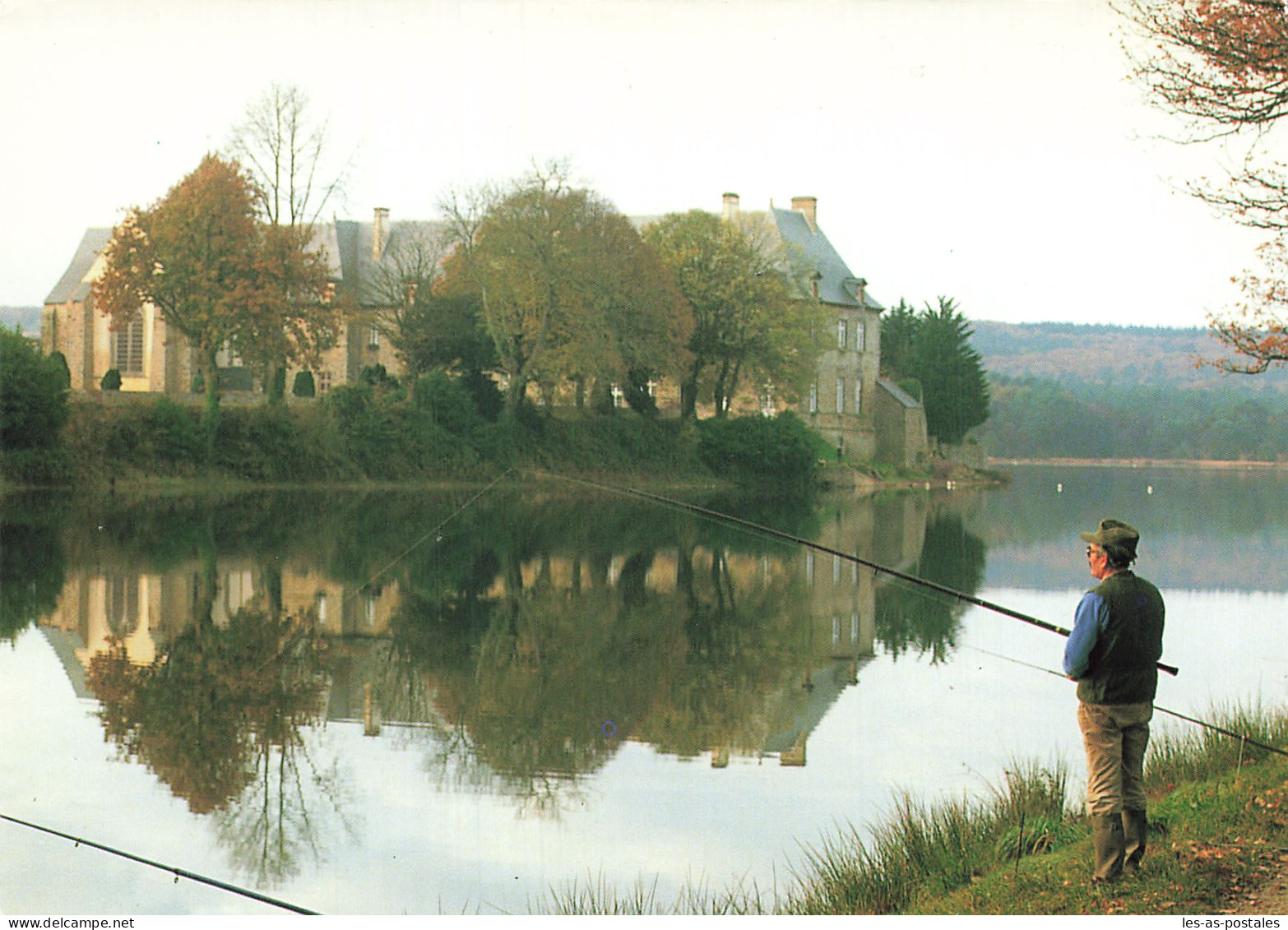 35 PAIMPONT L ABBAYE ET L ETANG - Paimpont