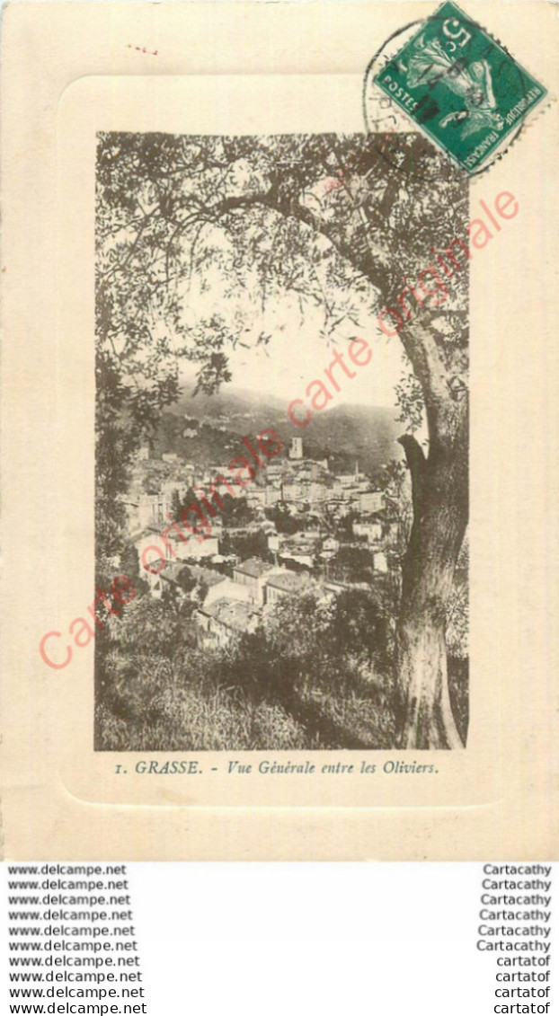 06.  GRASSE .  Vue Générale Entre Les Oliviers . - Grasse