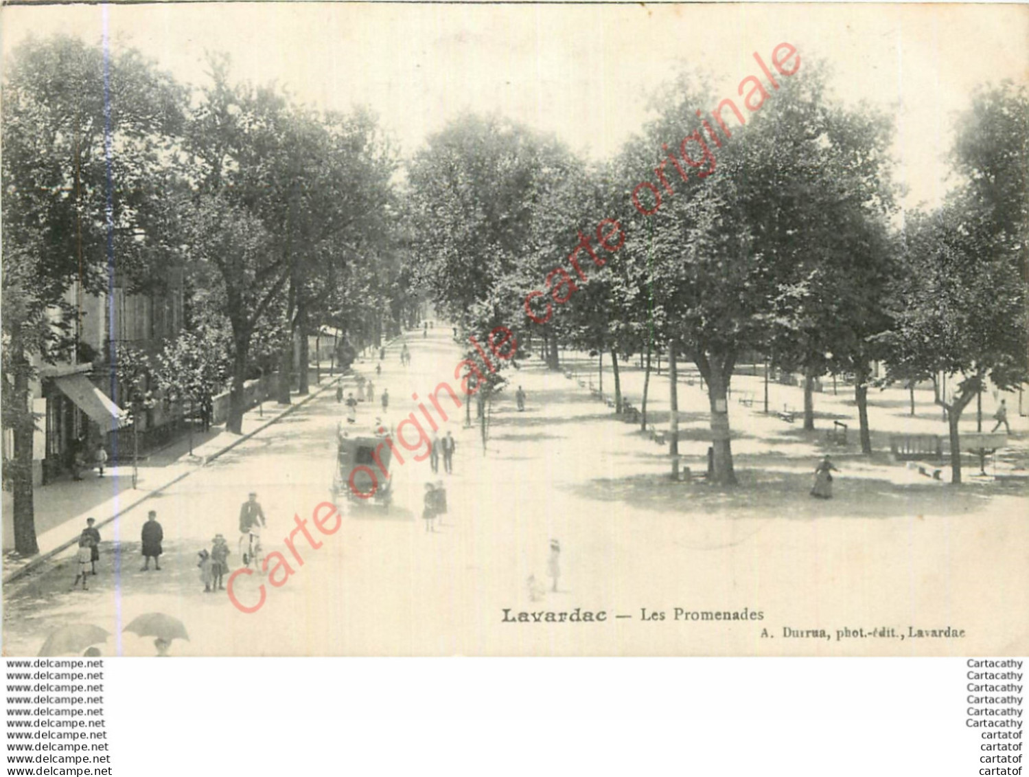 47.  LAVARDAC .  Les Promenades . - Lavardac