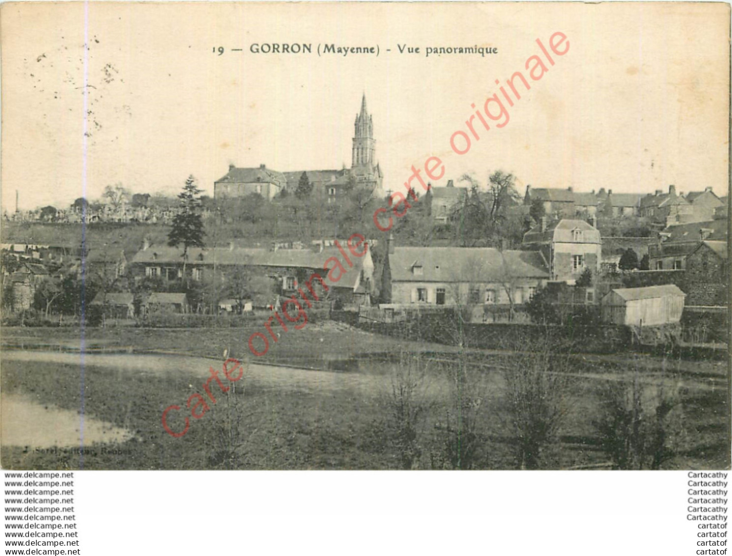 53.  GORRON .  Vue Panoramique . - Gorron