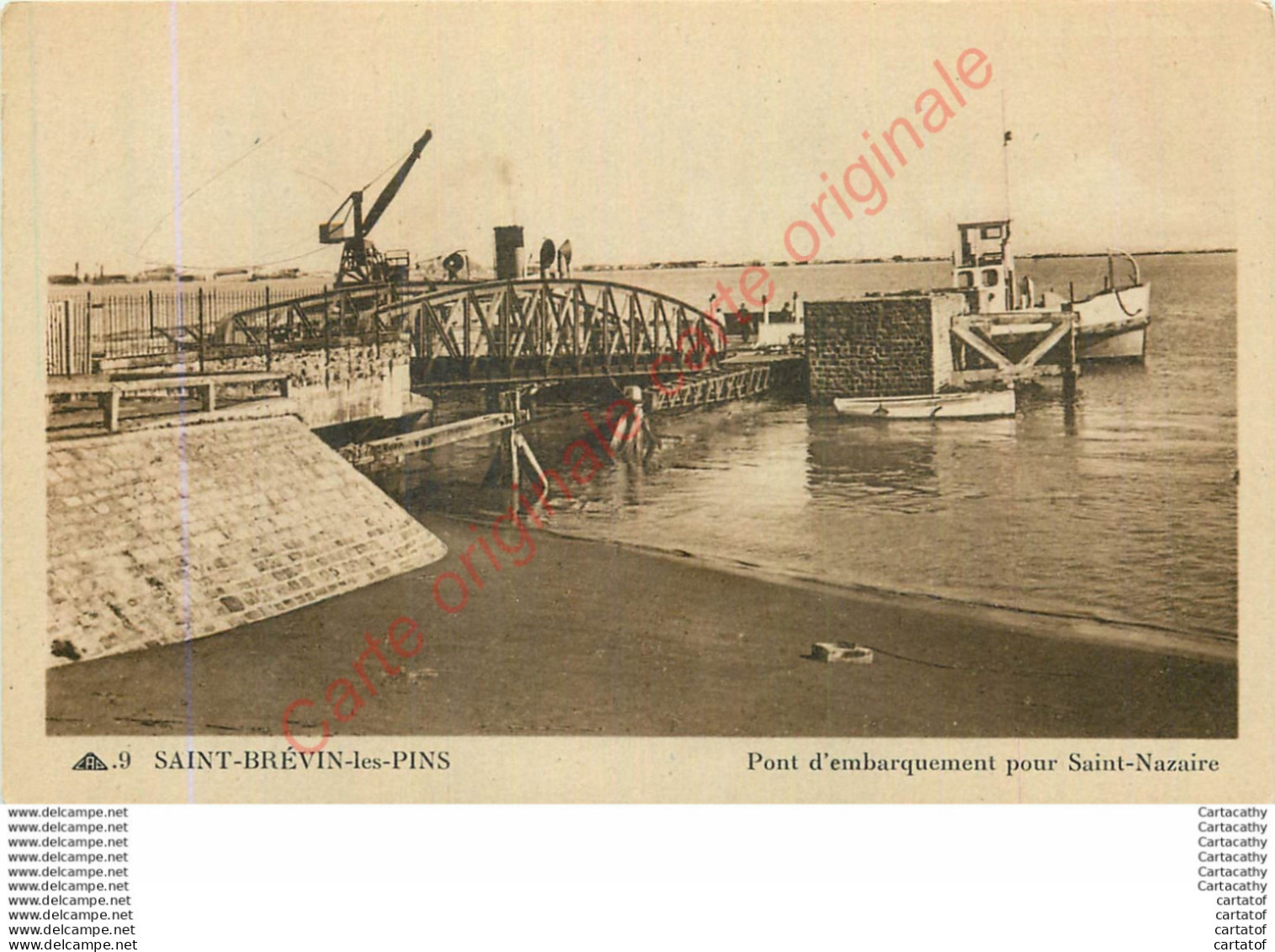 44.  SAINT BREVIN LES PINS .  Pont D'embarquement Pour Saint-Nazaire . - Saint-Brevin-les-Pins