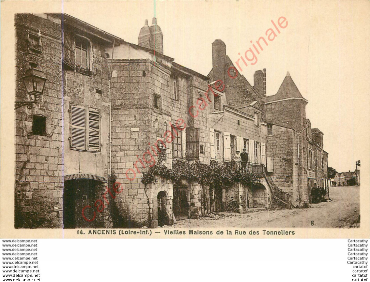 44.  ANCENIS .  Vieilles Maisons De La Rue Des Tonneliers . - Ancenis