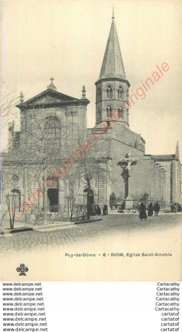 63.  RIOM .  Eglise St-Amable . - Riom