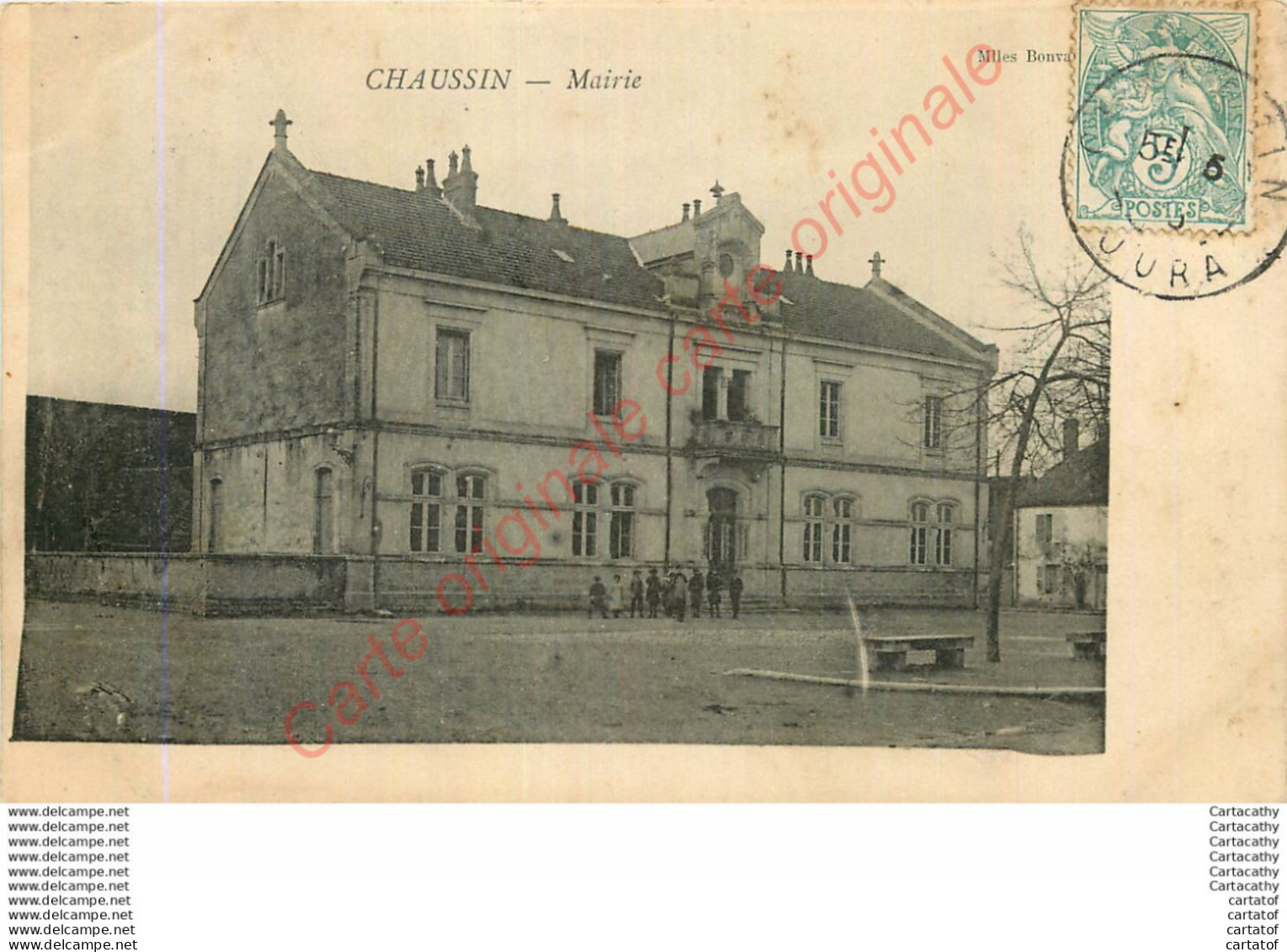 39.  CHAUSSIN .  Mairie . - Autres & Non Classés