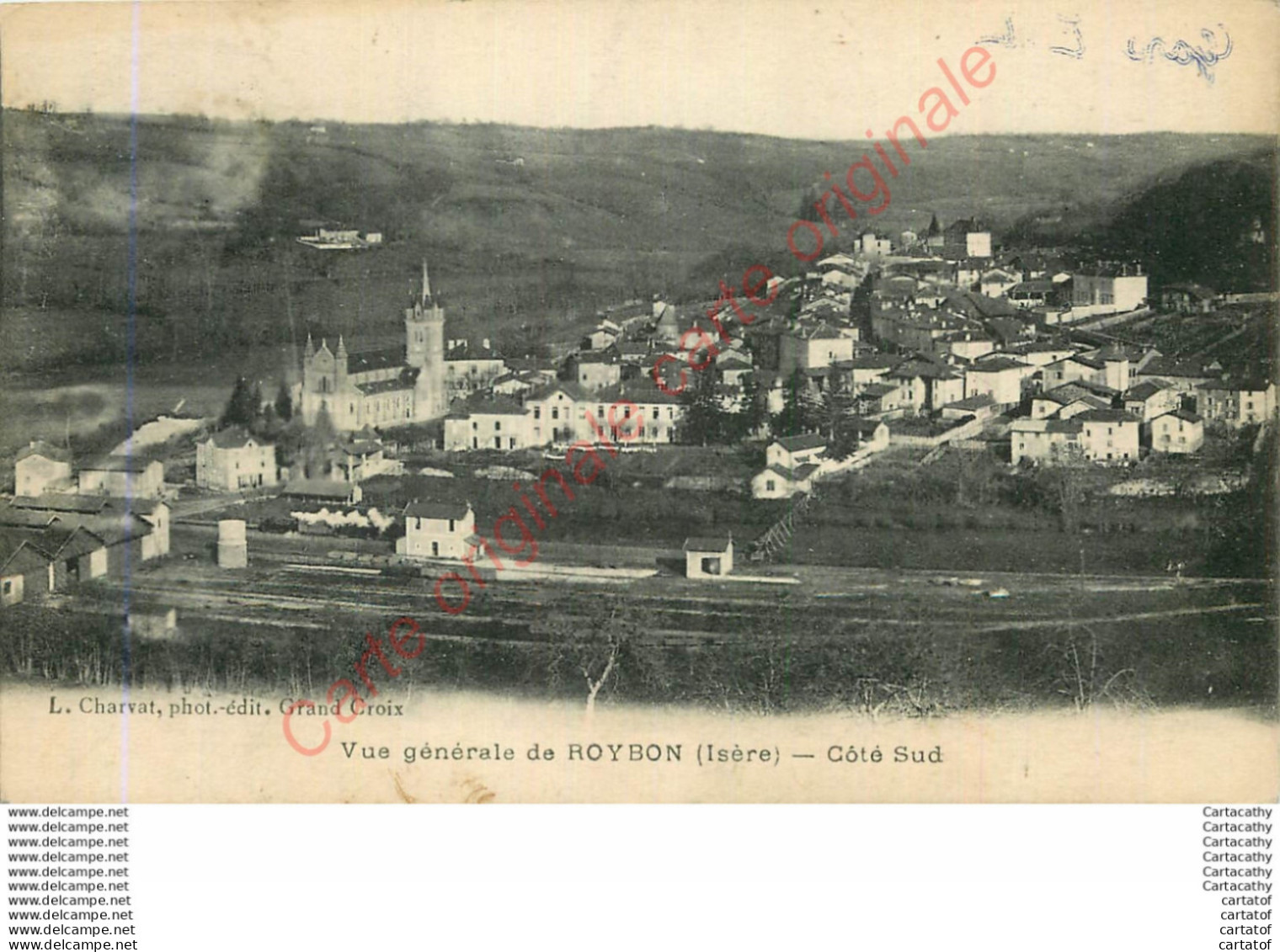 38.  Vue Générale De  ROYBON . - Roybon