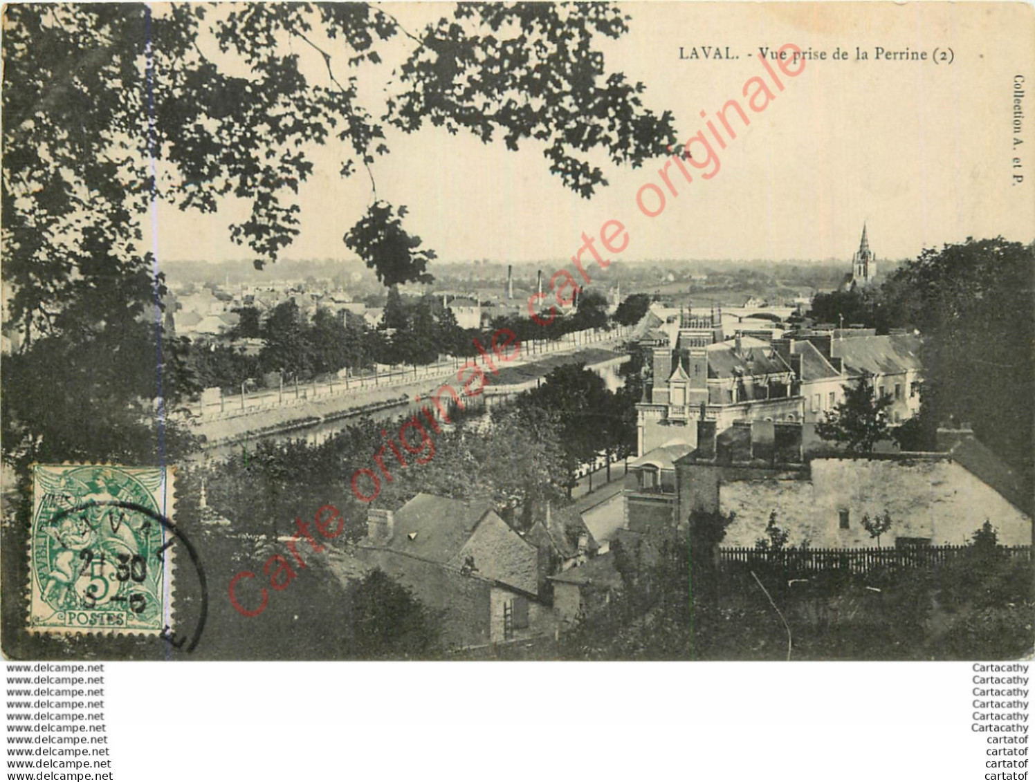 53.  LAVAL .  Vue Prise De La Perrine . - Laval