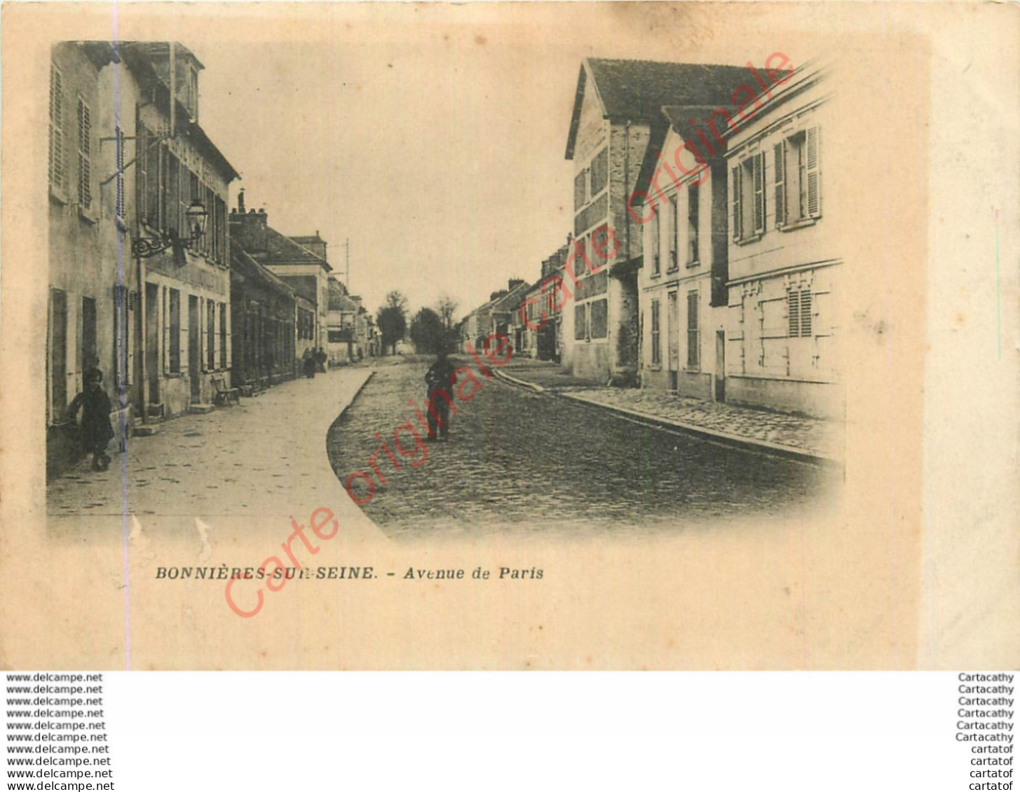 78. BONNIERES SUR SEINE . Avenue De Paris . - Bonnieres Sur Seine