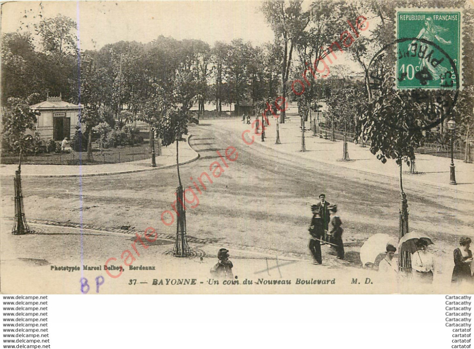 64.  BAYONNE .  Un Cours Du Nouveau Boulevard . - Bayonne