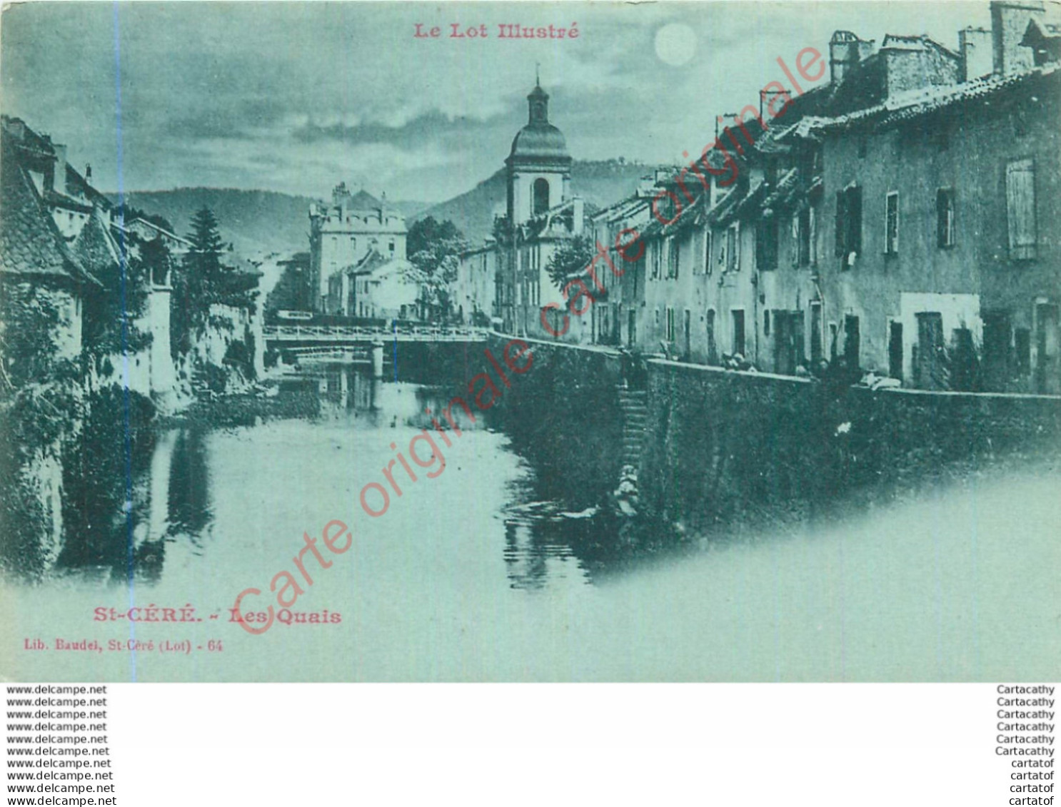 46.  SAINT CERE . Les Quais . - Saint-Céré