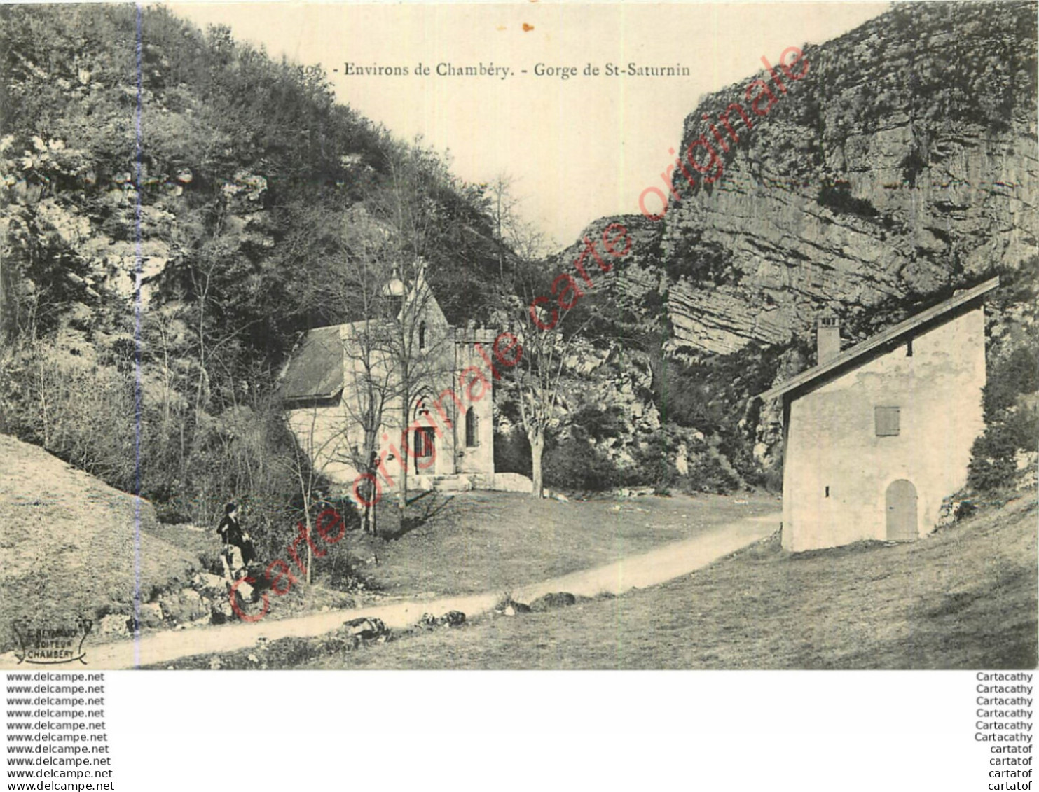 73.  CHAMBERY .  Gorge De St-Saturnin . - Chambery