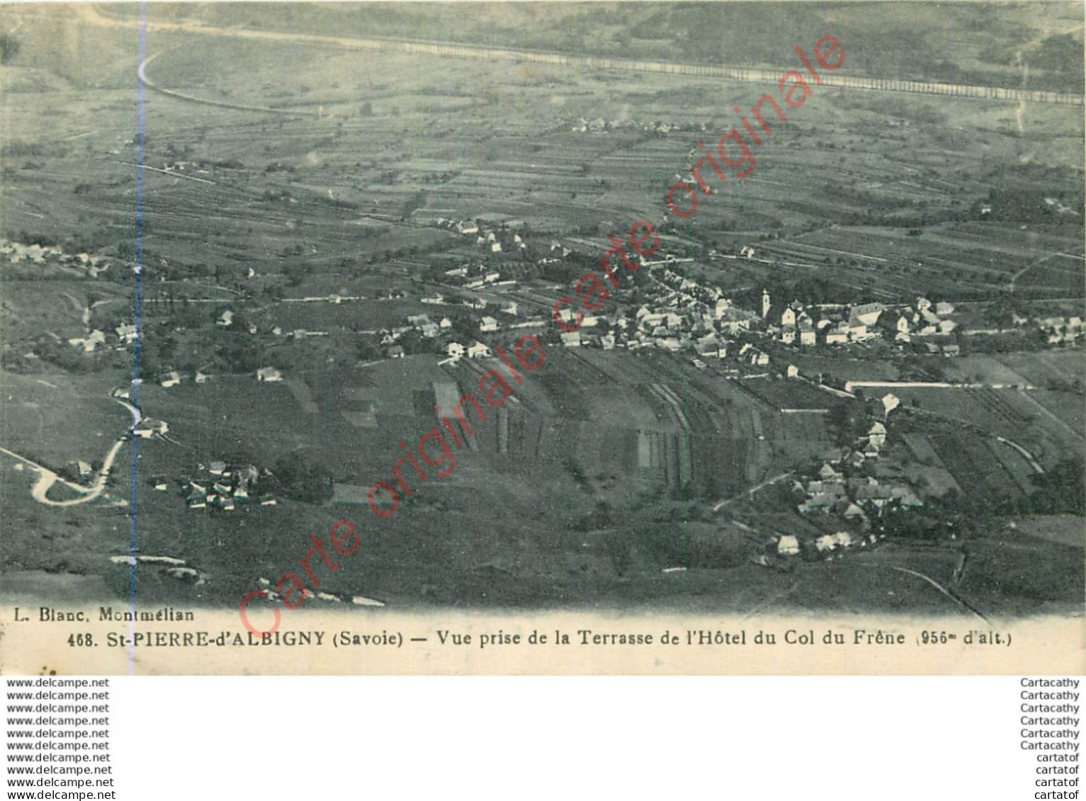 73.  SAINT PIERRE D'ALBIGNY .  Vue Prise De La Terrasse De L'Hôtel Du Col Du Frêne . - Saint Pierre D'Albigny