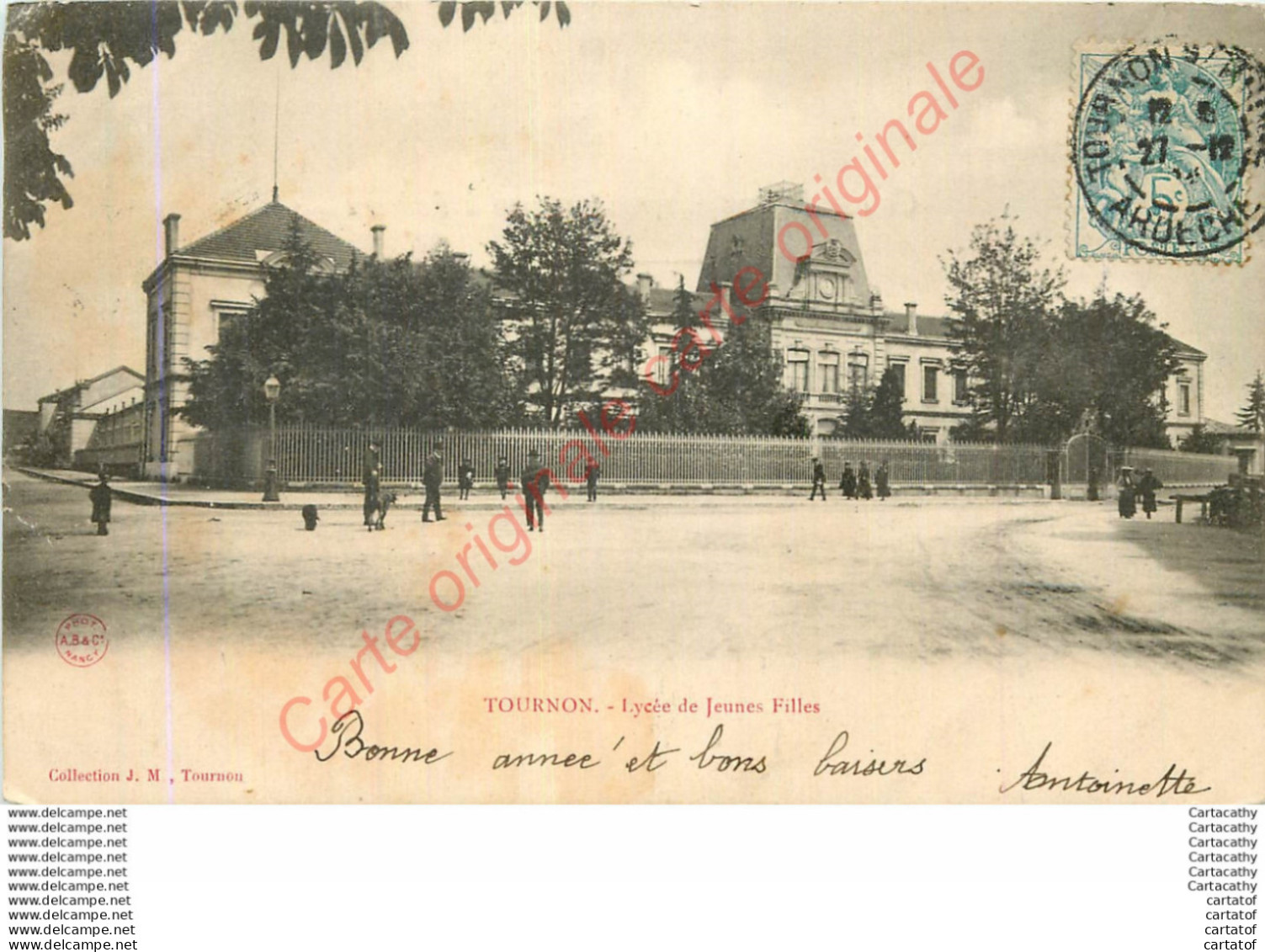07.  TOURNON .  Lycée De Jeunes Filles . - Tournon