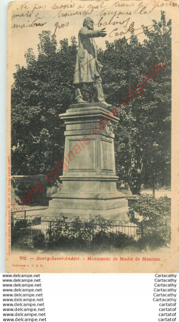 07.  BOURG SAINT ANDEOL .  Monument De Madié De Montjau . - Bourg-Saint-Andéol