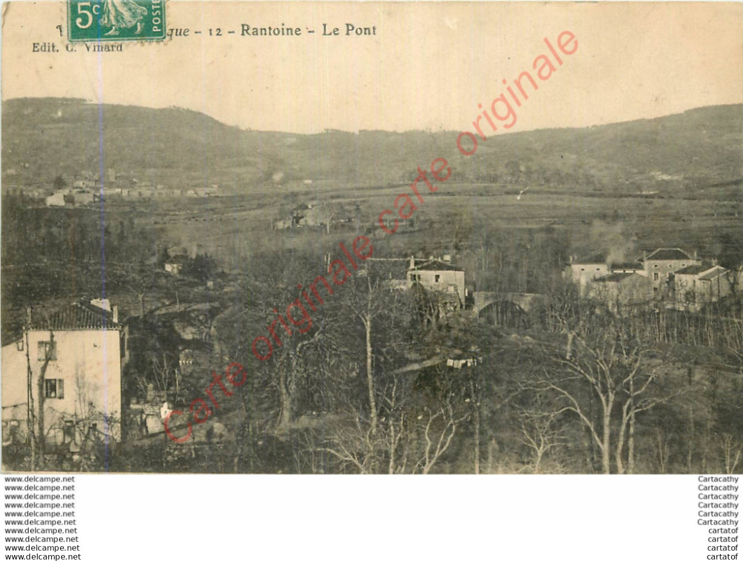 07.  VERNOUX .  RANTOINE . Le POnt . - Vernoux