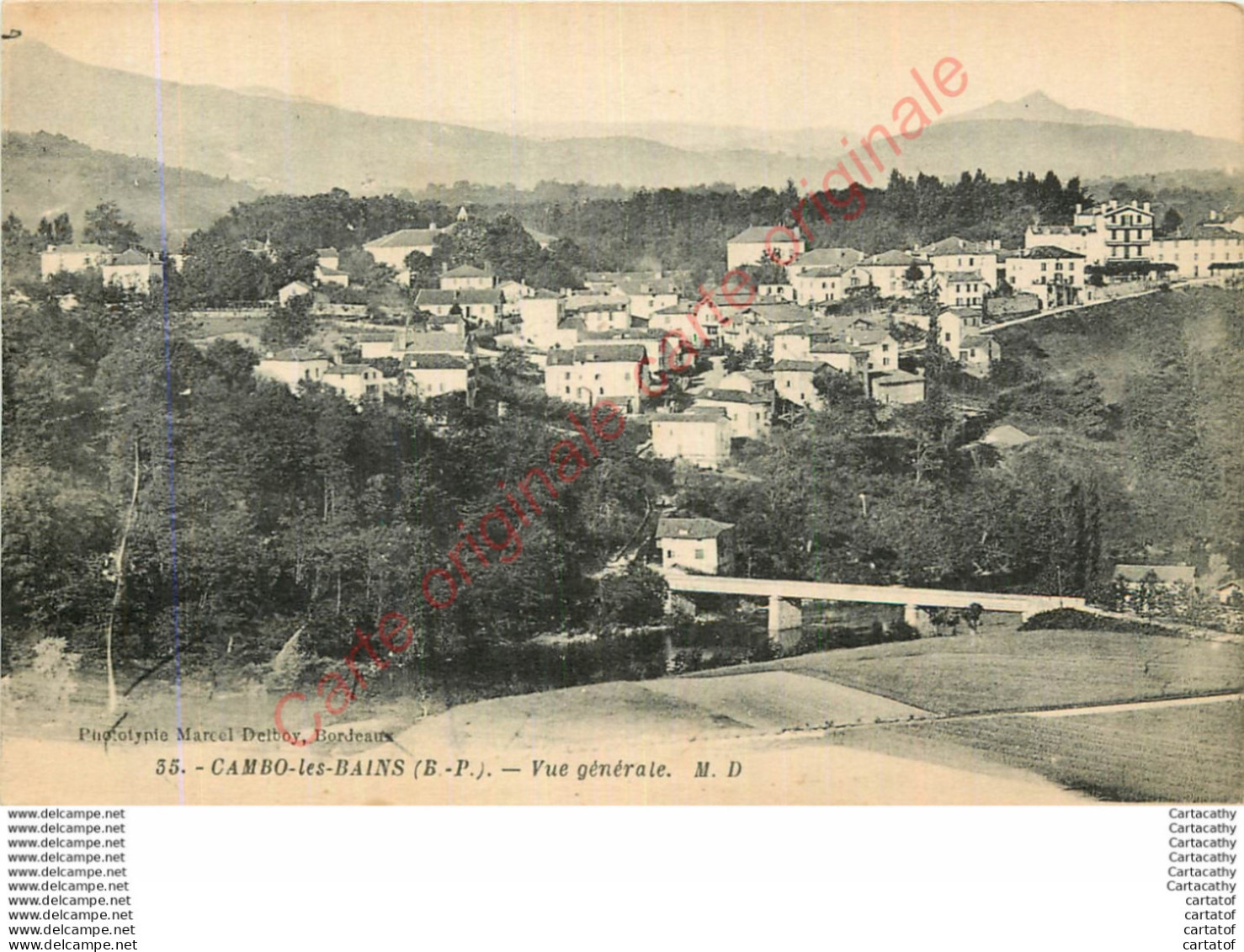 64.  CAMBO LES BAINS . Vue Générale . - Cambo-les-Bains