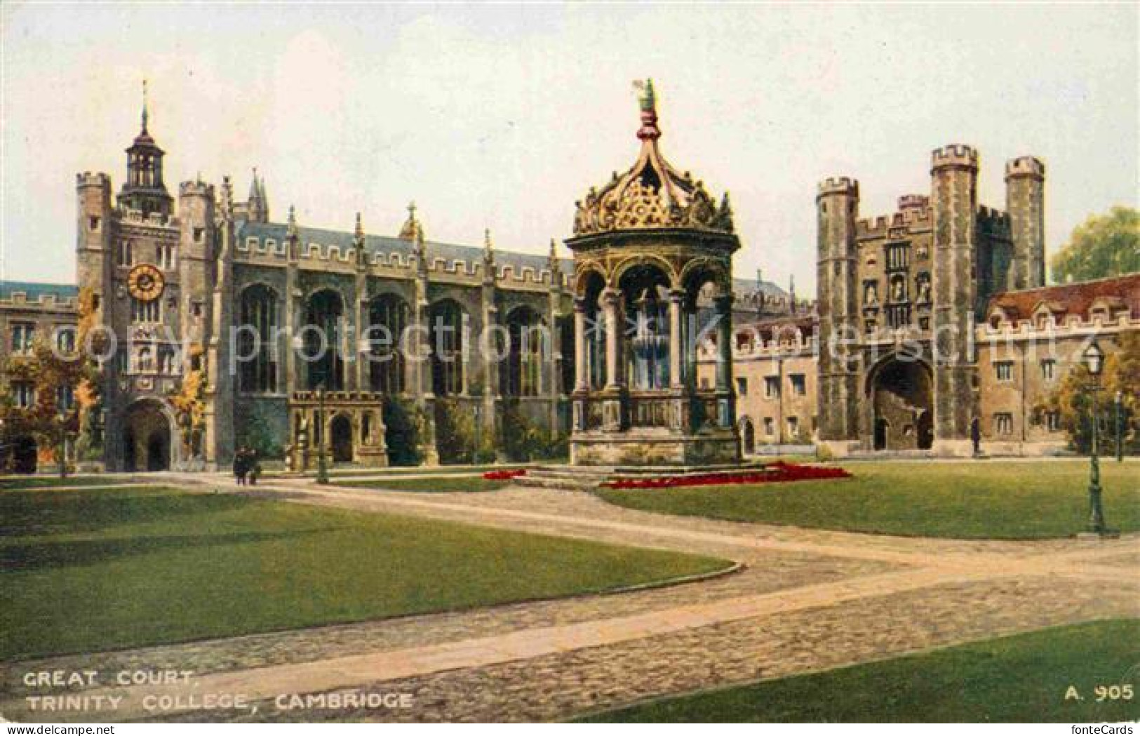 72763386 Cambridge Cambridgeshire Great Court Trinity College Cambridge - Other & Unclassified