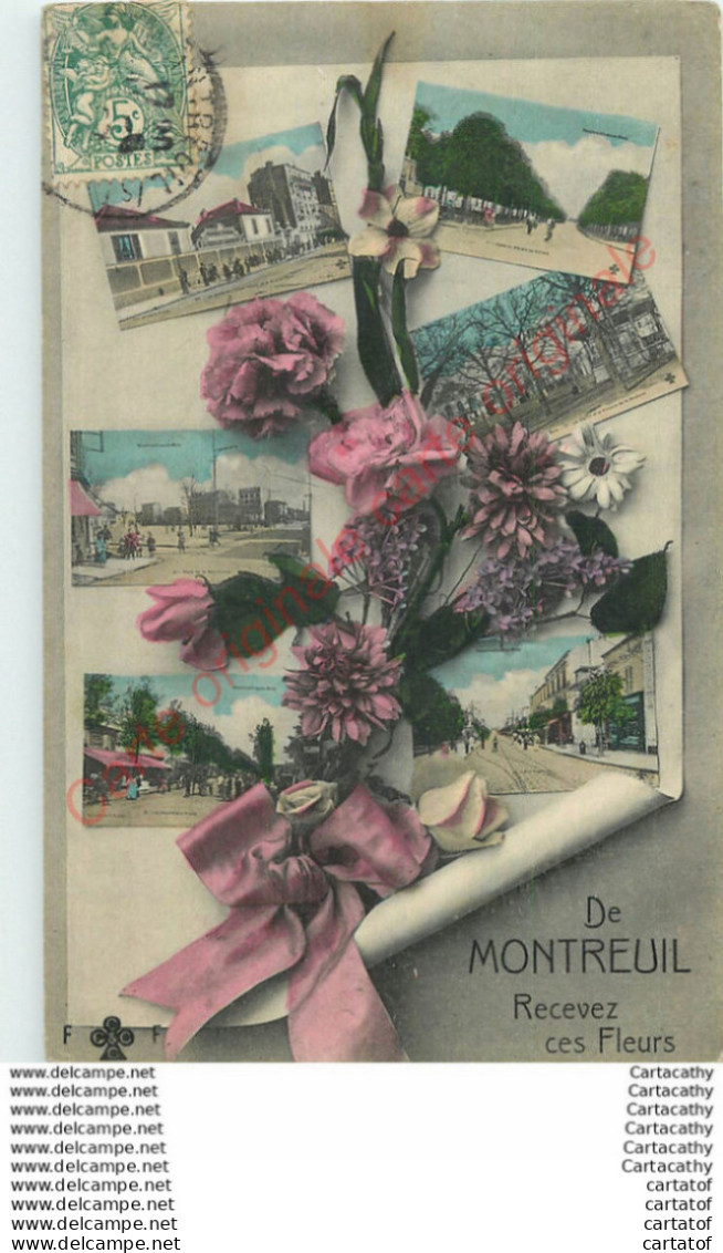 93.  De MONTREUIL Recevez Ces Fleurs . - Montreuil