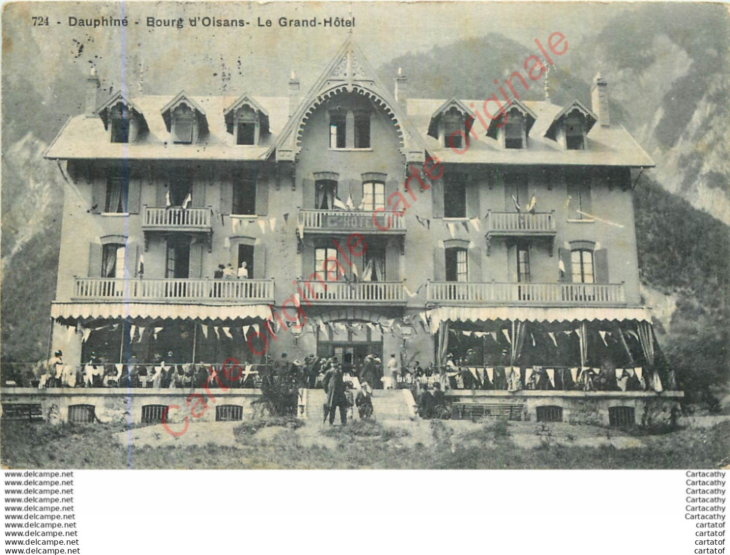 38.  BOURG D'OISANS .   Le Grand Hôtel . - Bourg-d'Oisans