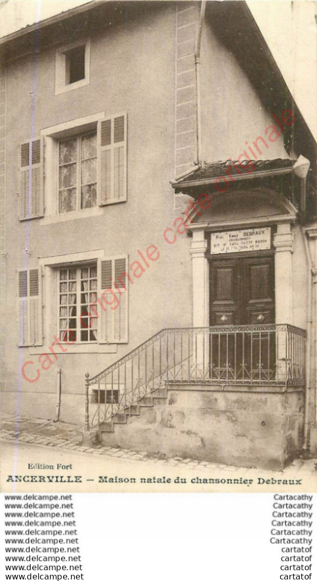 91.  ANGERVILLE . Maison Natale Du Chansonnier Debraux . - Angerville