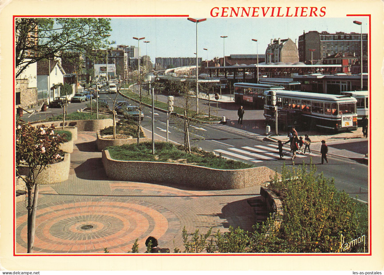 92 GENNEVILLIERS LA GARE D AUTOBUS - Gennevilliers