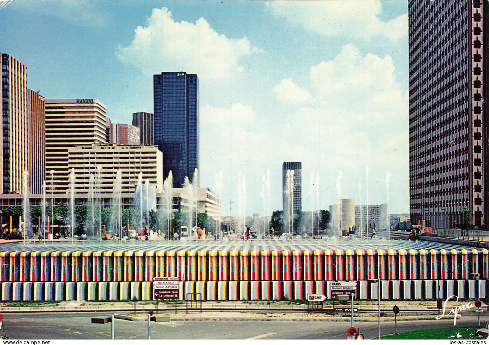 92 LA DEFENSE LA FONTAINE MUSICALE AGAM - La Defense